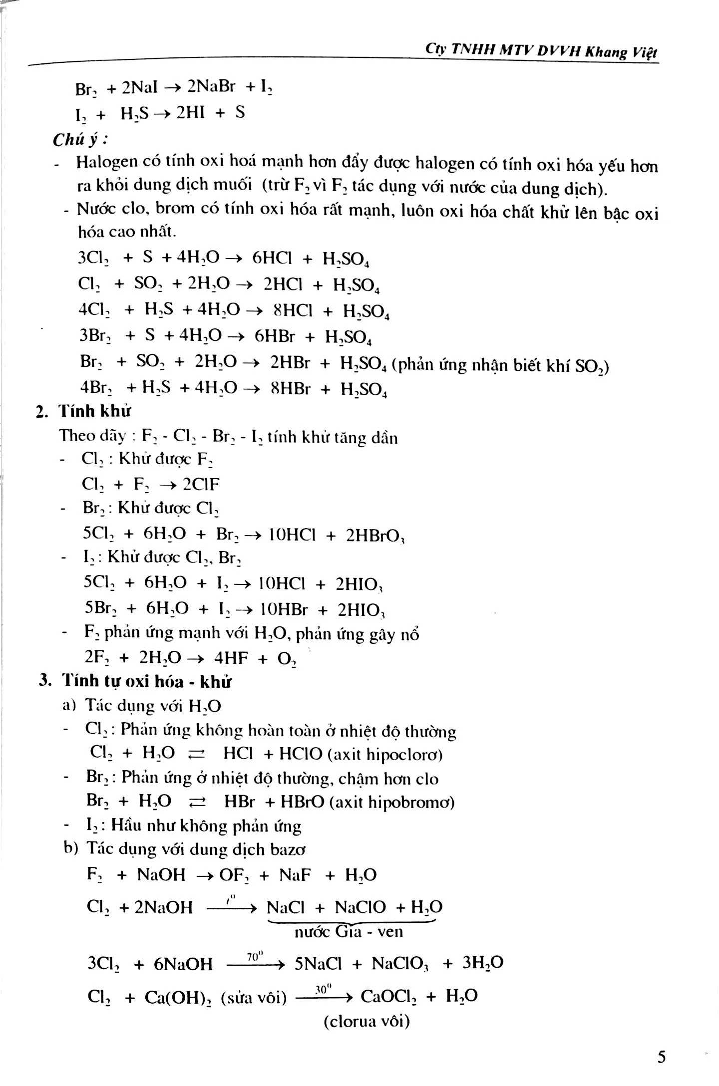 sơ đồ chuổi phản ứng hóa học vô cơ - Ảnh 4