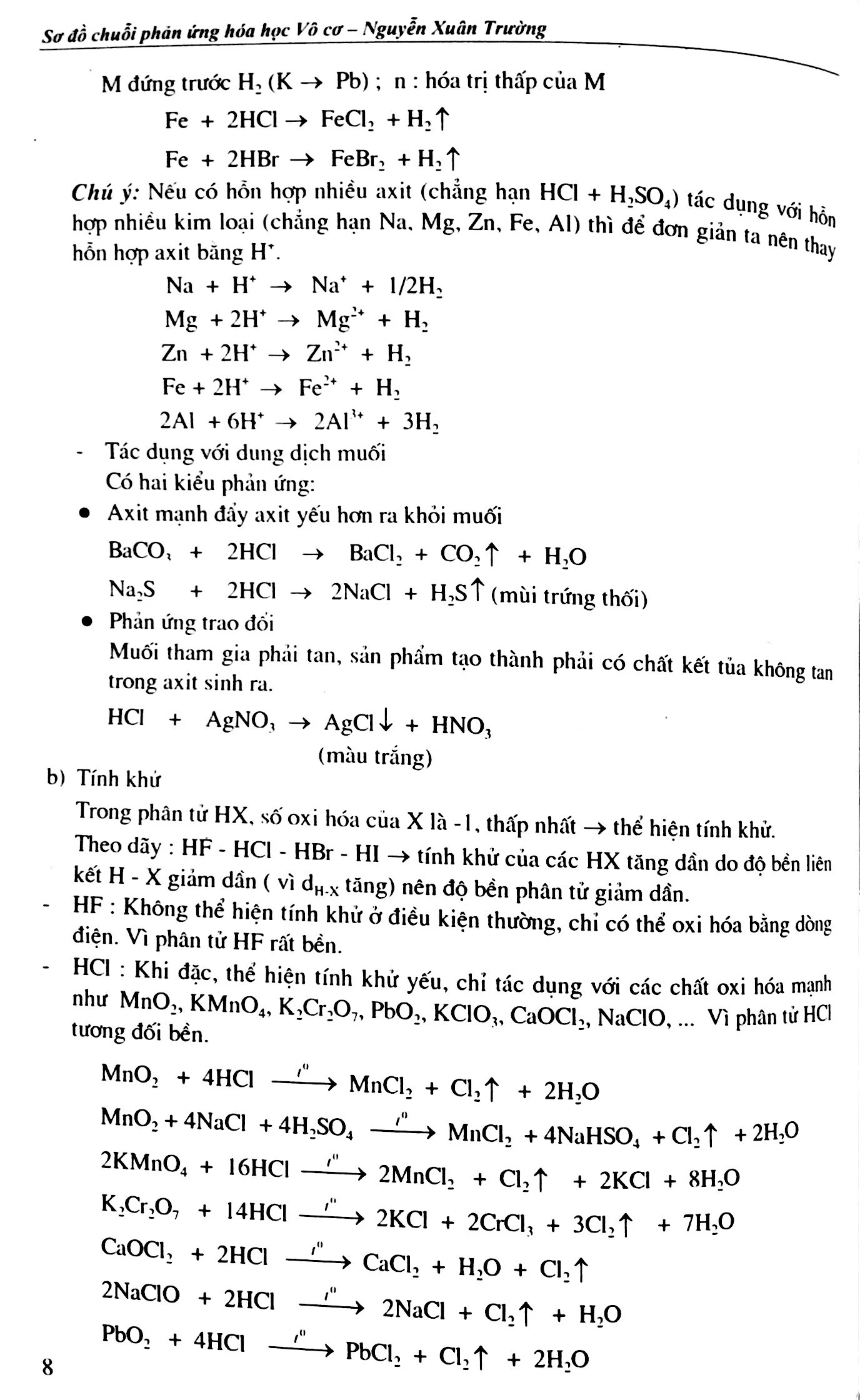 sơ đồ chuổi phản ứng hóa học vô cơ - Ảnh 7