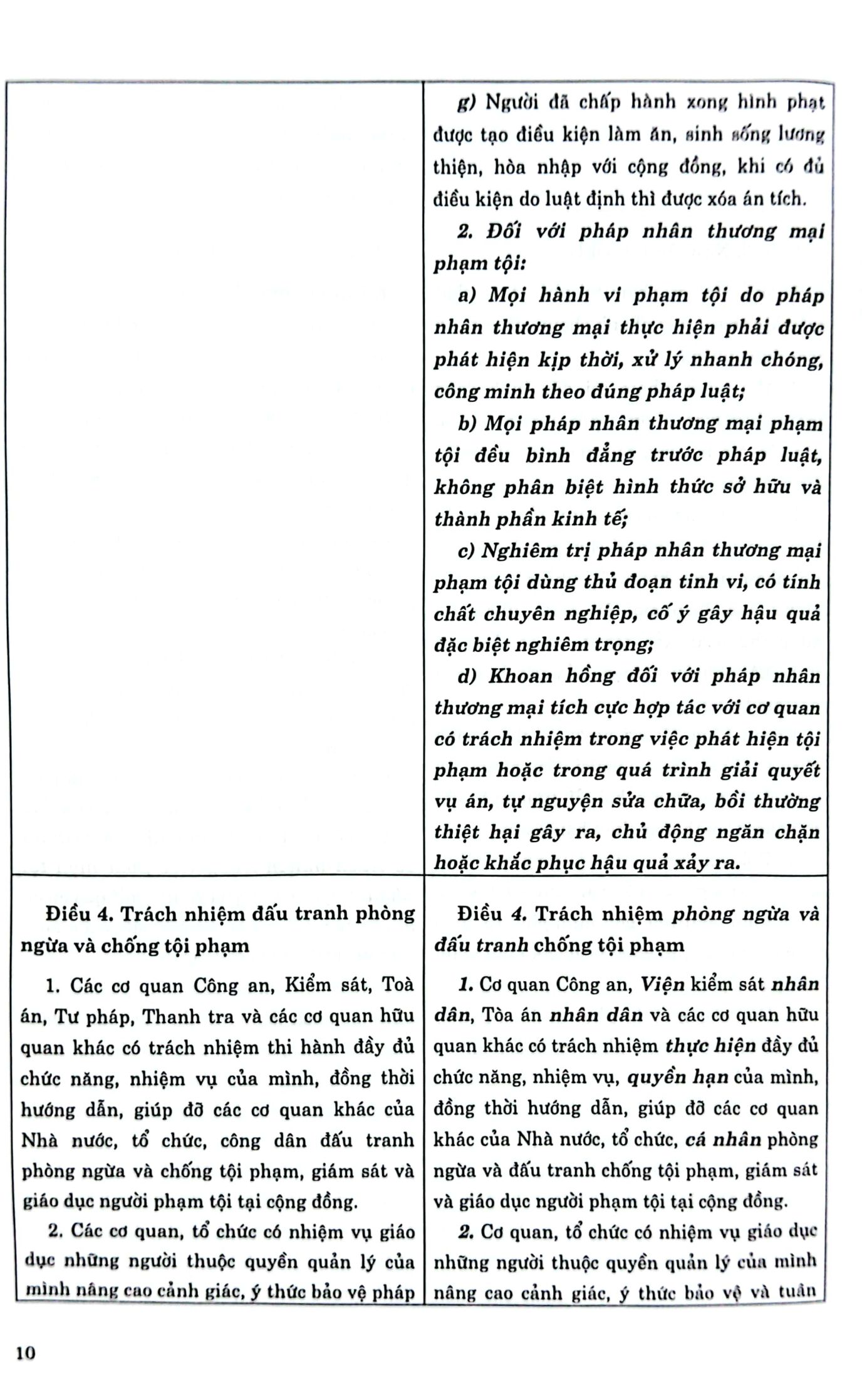 so sánh bộ luật hình sự năm 2015, sửa đổi bổ sung 2017 với bộ luật hình sự 1999, sửa đổi bổ sung 2009 - Ảnh 6