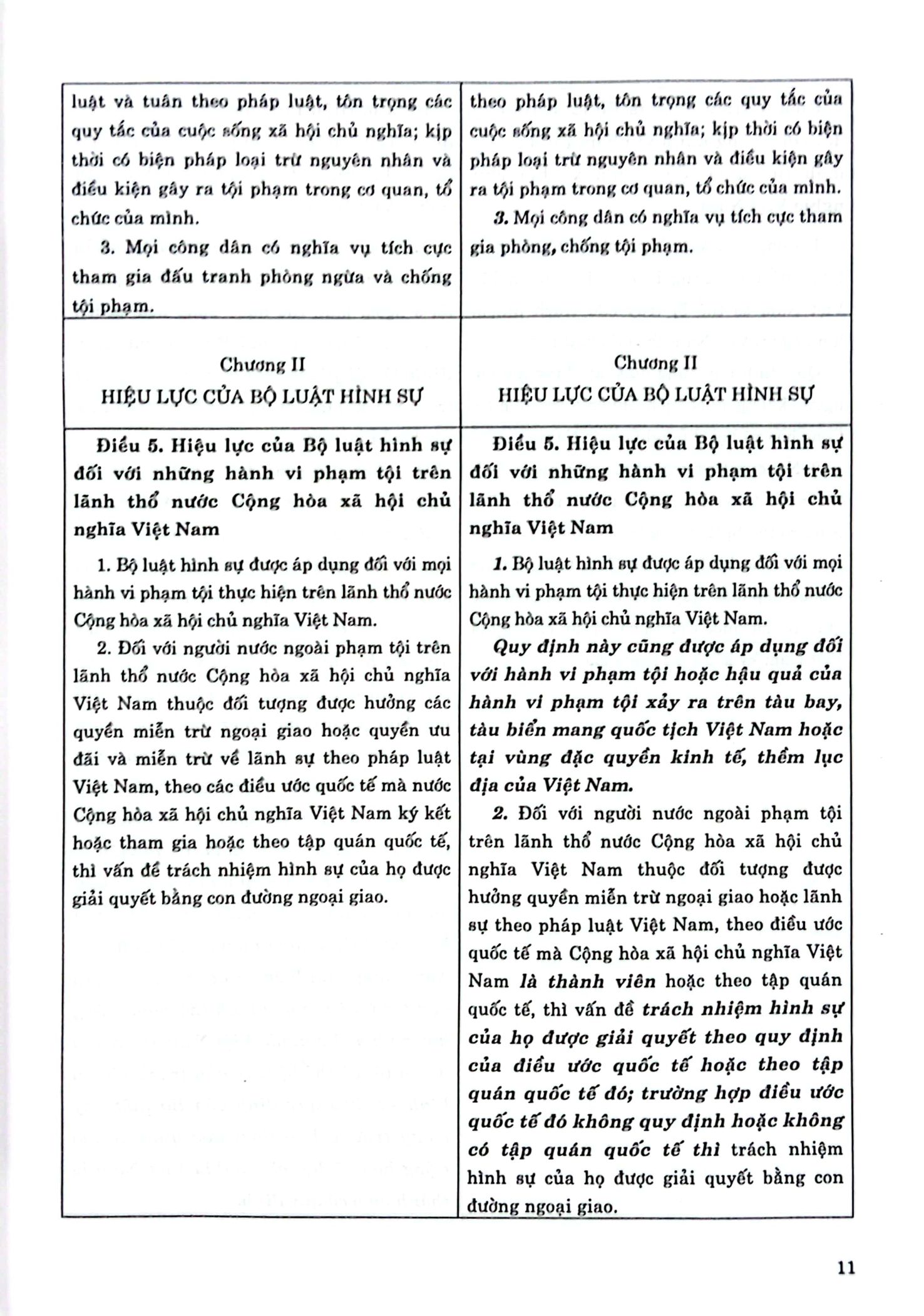 so sánh bộ luật hình sự năm 2015, sửa đổi bổ sung 2017 với bộ luật hình sự 1999, sửa đổi bổ sung 2009 - Ảnh 7