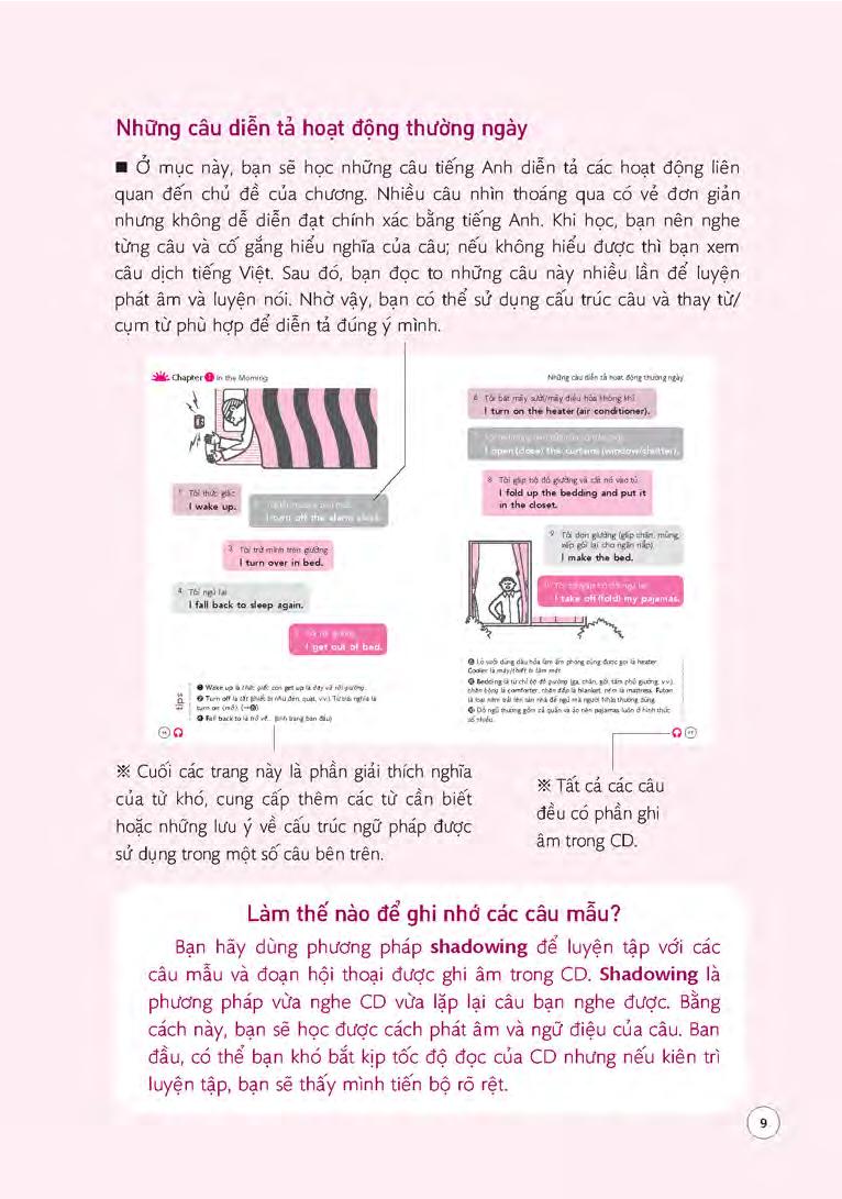 sổ tay 700 câu tiếng anh từ lúc thức giấc đến khi đi ngủ - Ảnh 7