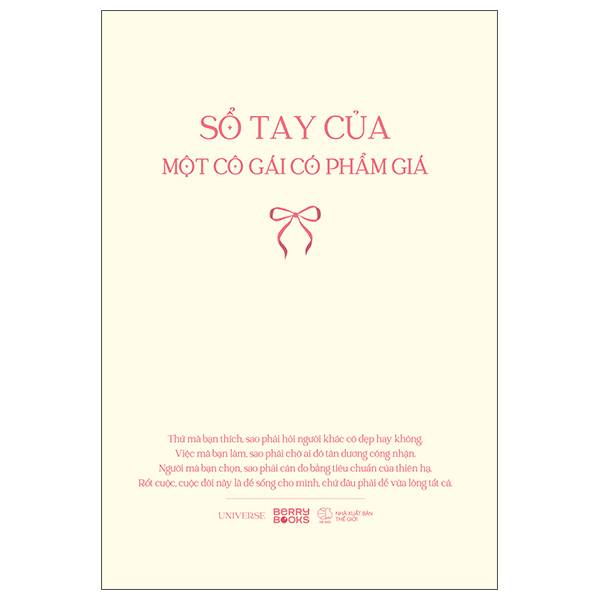 Sổ Tay Của Một Cô Gái Có Phẩm Giá