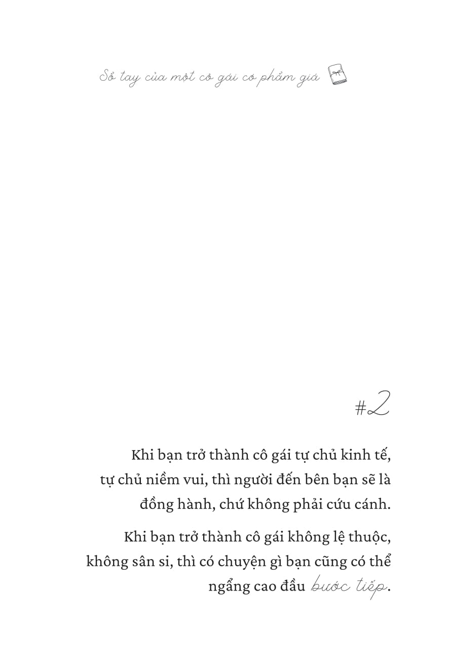 Sổ Tay Của Một Cô Gái Có Phẩm Giá - Ảnh 12