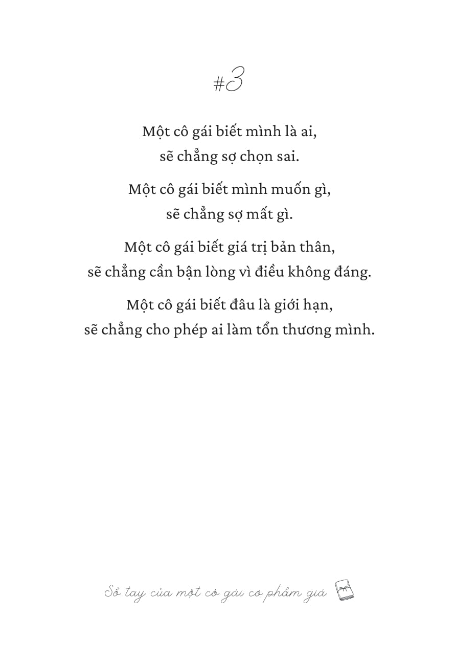 Sổ Tay Của Một Cô Gái Có Phẩm Giá - Ảnh 13