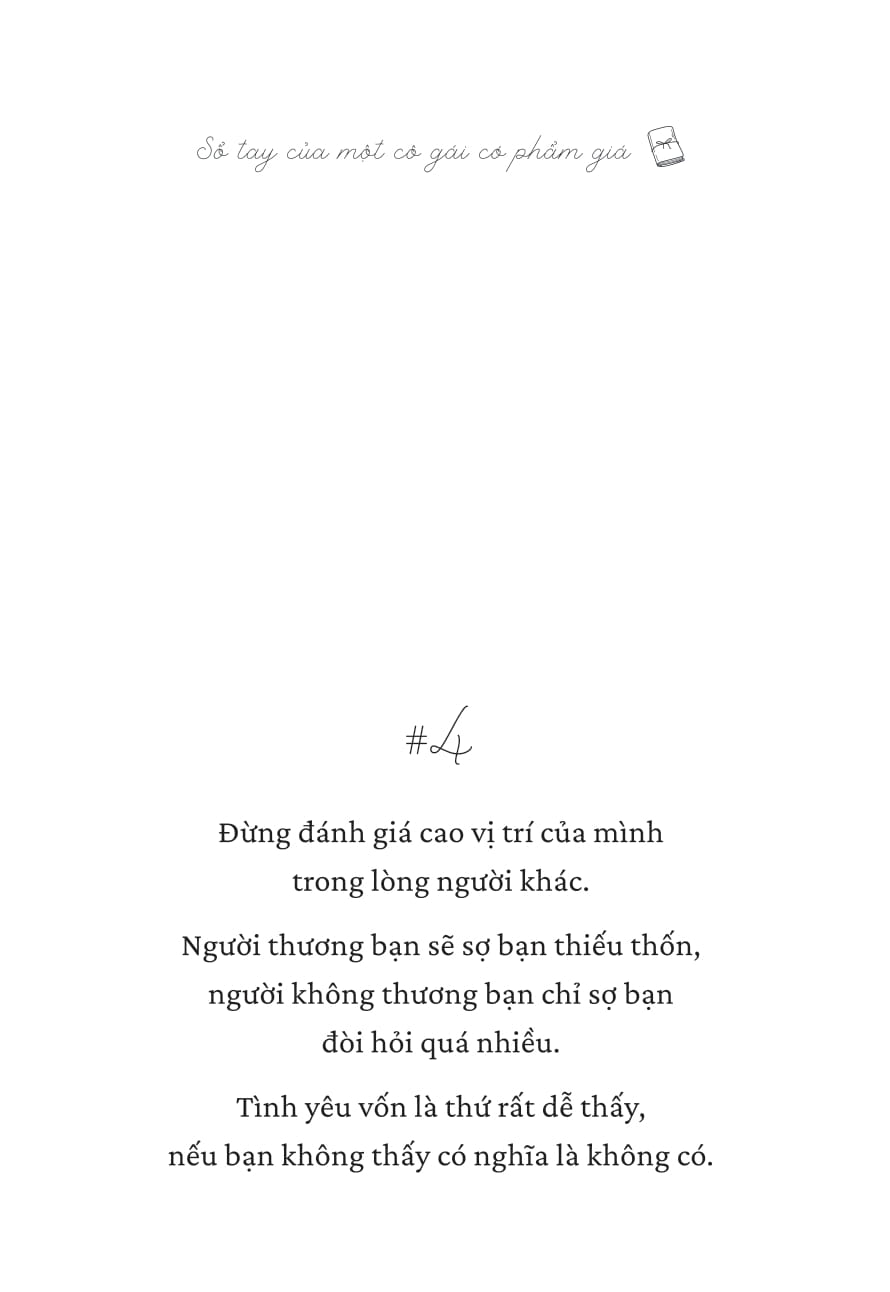 Sổ Tay Của Một Cô Gái Có Phẩm Giá - Ảnh 14