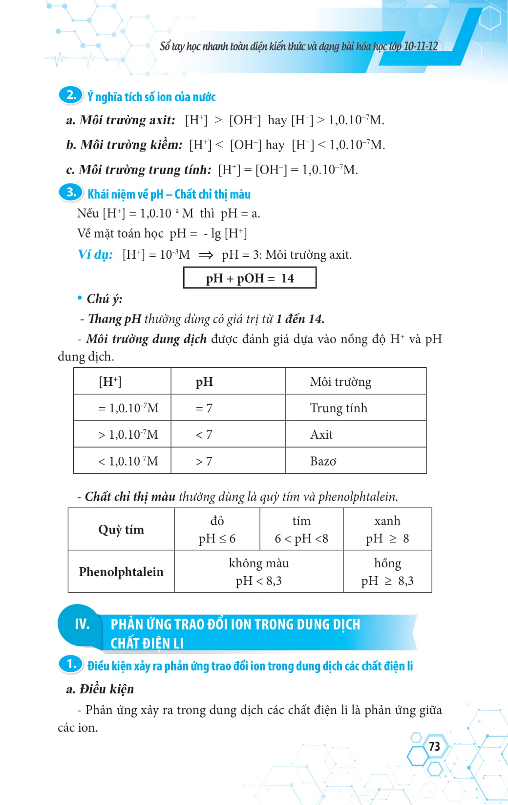 sổ tay học nhanh toàn diện kiến thức và dạng bài hóa học lớp 10 - 11 - 12 - Ảnh 14