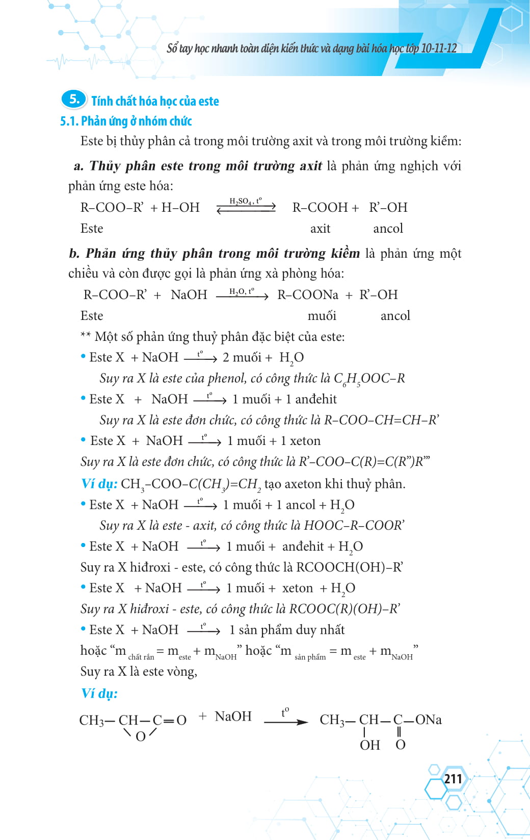 sổ tay học nhanh toàn diện kiến thức và dạng bài hóa học lớp 10 - 11 - 12 - Ảnh 21