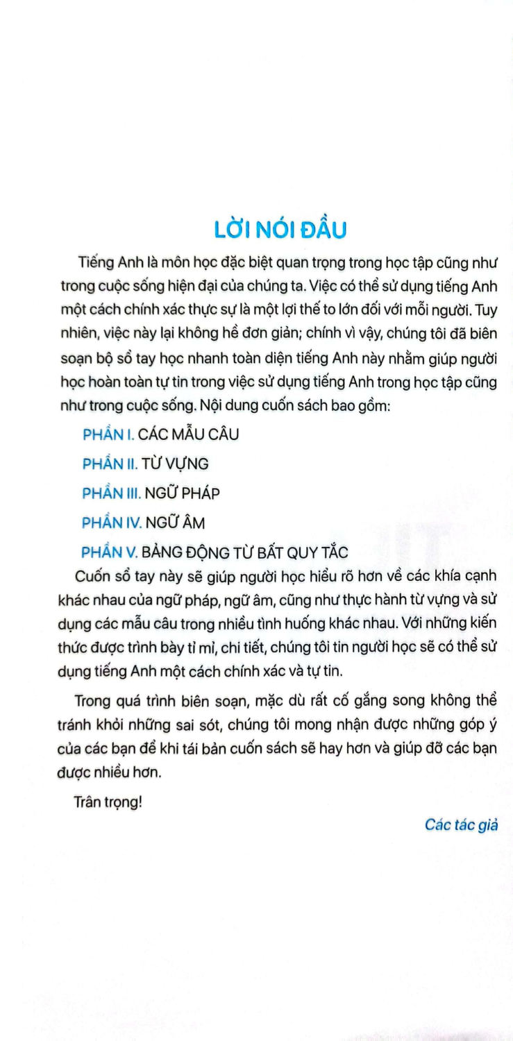 sổ tay học nhanh toàn diện tiếng anh tiểu học (biên soạn theo chương trình giáo dục phổ thông mới) - Ảnh 3