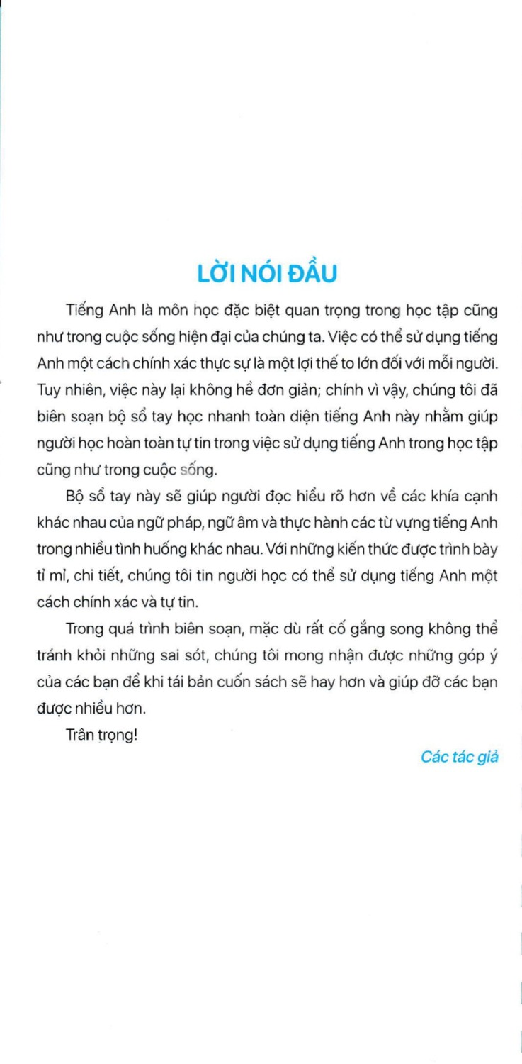 sổ tay học nhanh toàn diện tiếng anh trung học cơ sở (biên soạn theo chương trình giáo dục phổ thông mới) - Ảnh 3