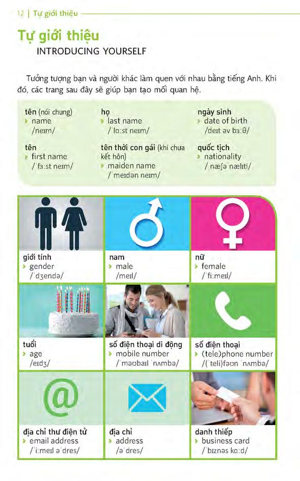sổ tay học tiếng anh bằng hình ảnh - Ảnh 11