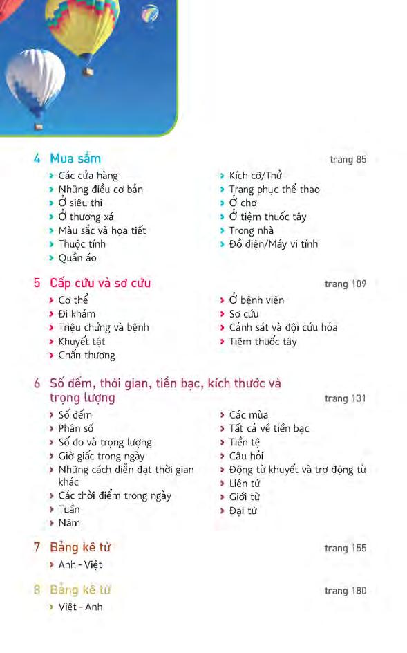 sổ tay học tiếng anh bằng hình ảnh - Ảnh 3