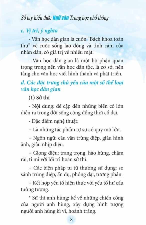 sổ tay kiến thức ngữ văn trung học phổ thông (tái bản 2023) - Ảnh 4