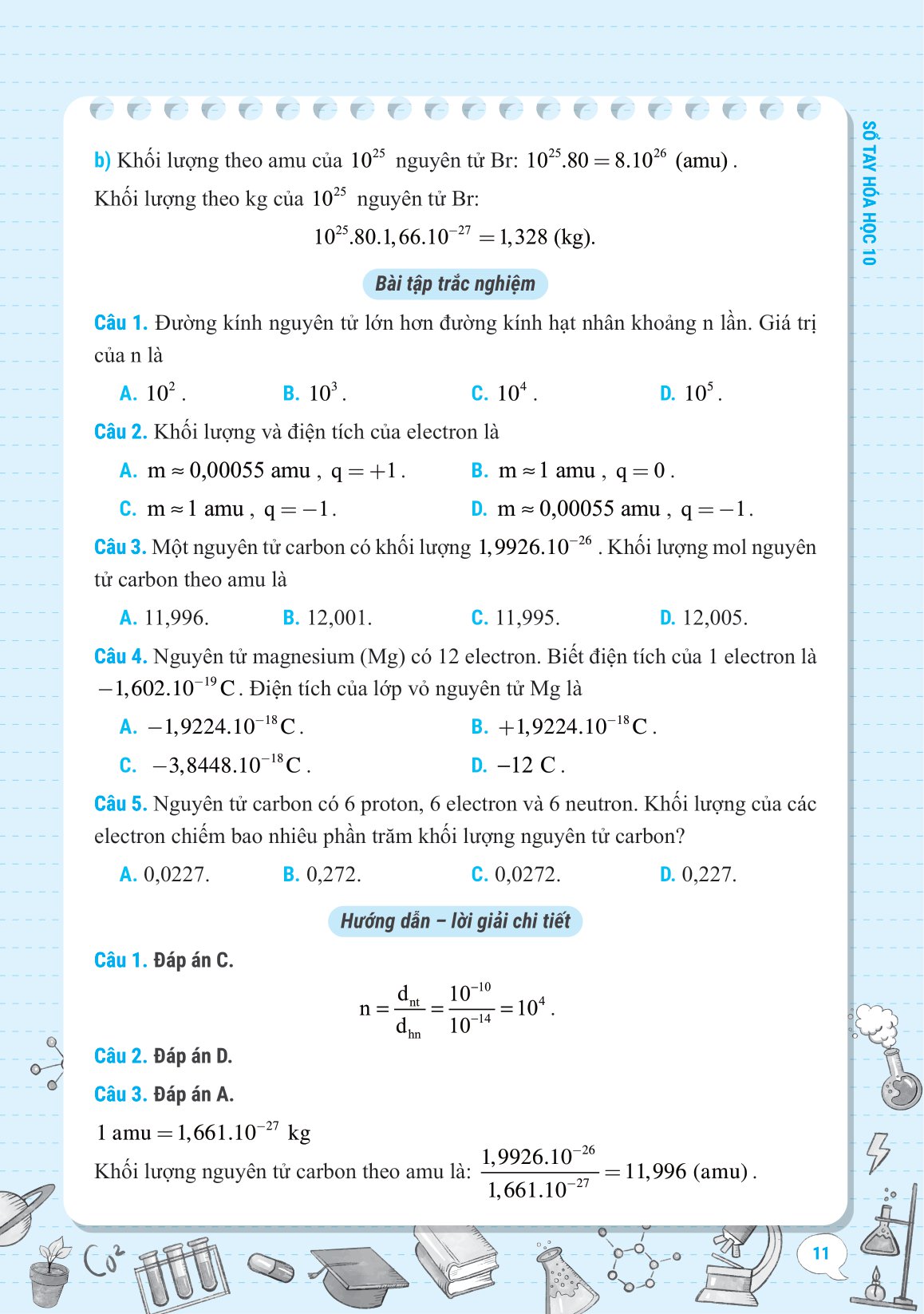 sổ tay kiến thức-phương pháp-dạng bài hóa học 10 - Ảnh 13
