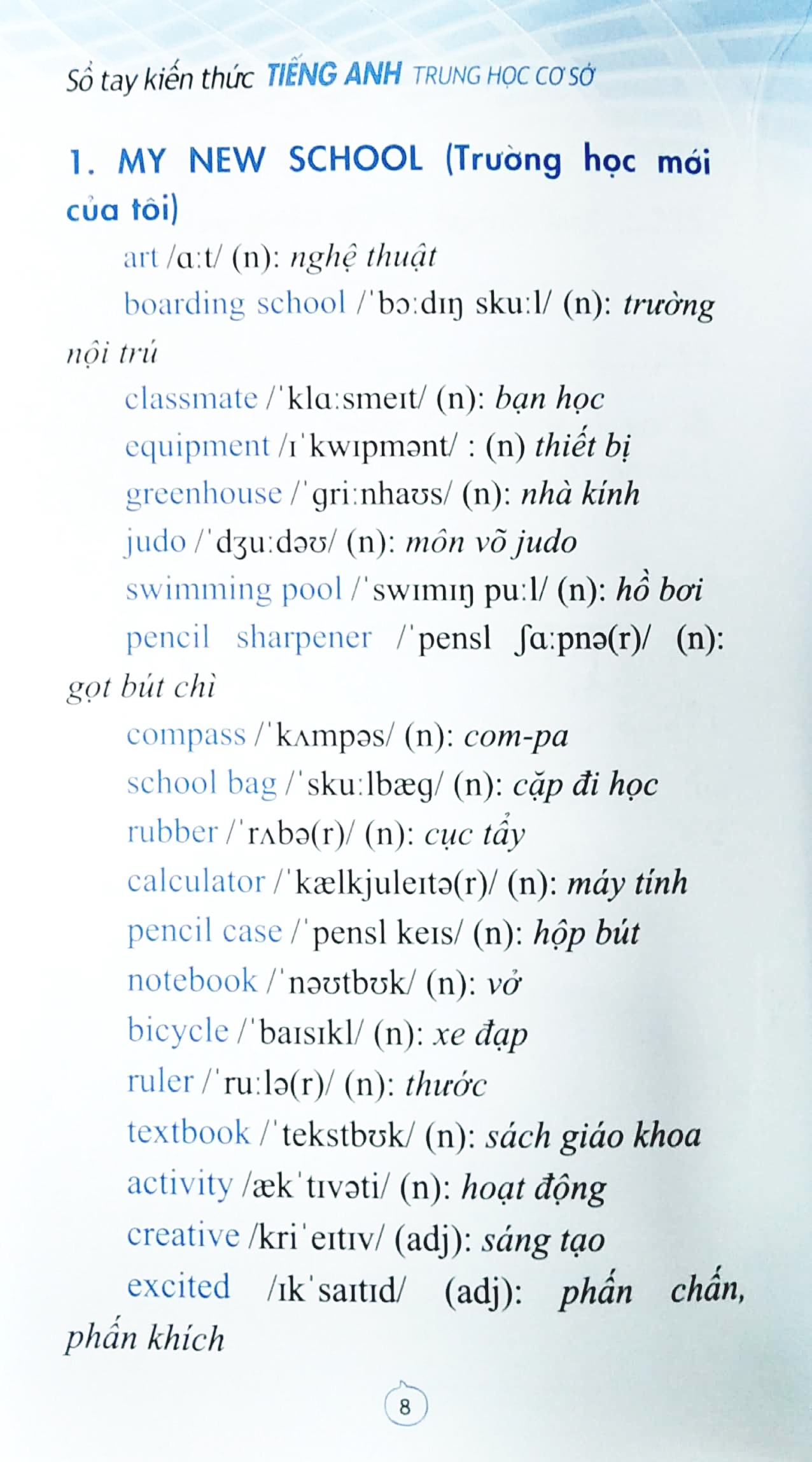Sổ Tay Kiến Thức Tiếng Anh Trung Học Cơ Sở (Tái Bản 2025) - Ảnh 3