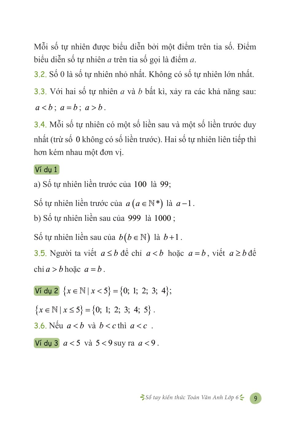 sổ tay kiến thức toán văn anh lớp 6 - Ảnh 10