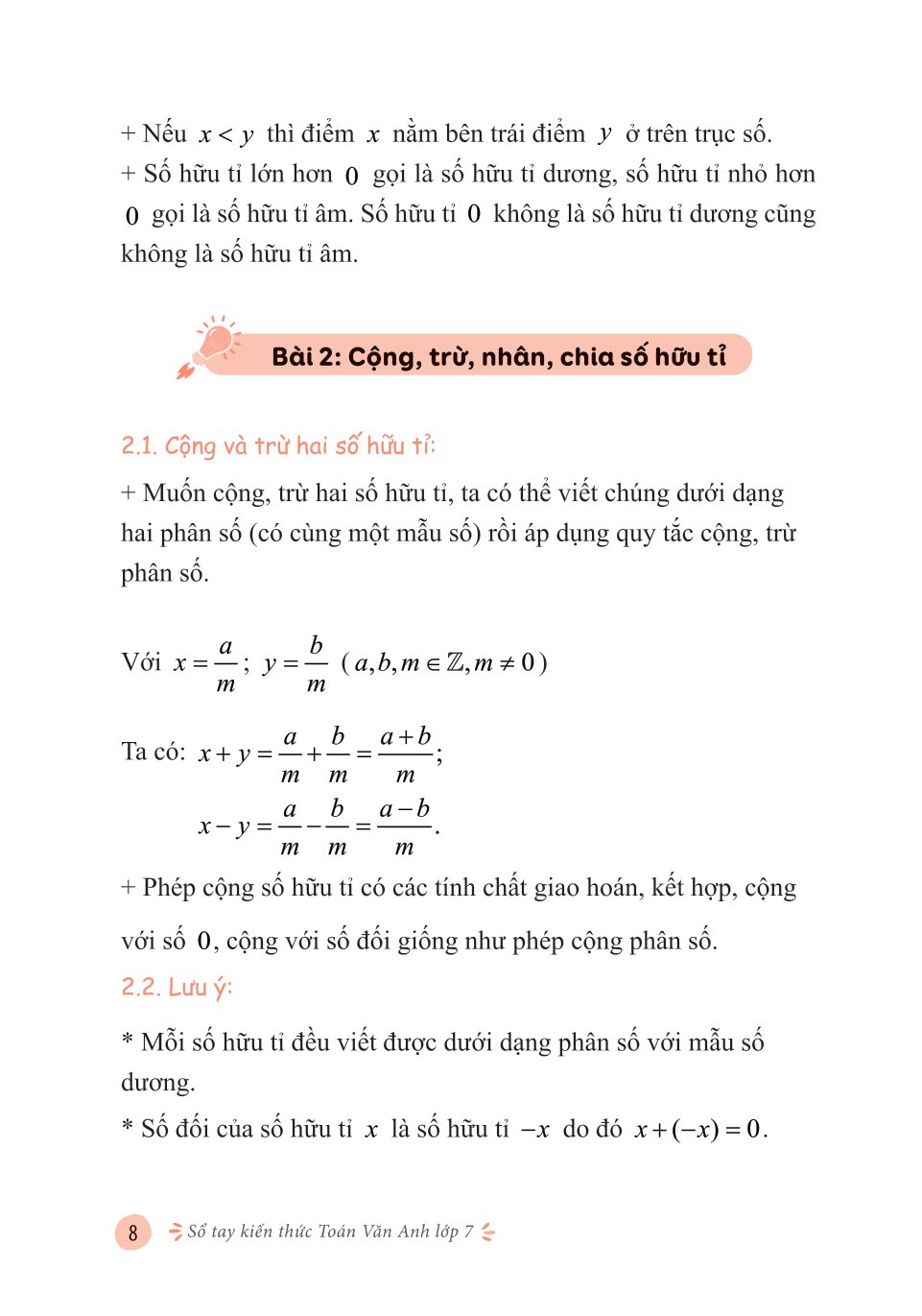 sổ tay kiến thức toán-văn-anh lớp 7 - Ảnh 6