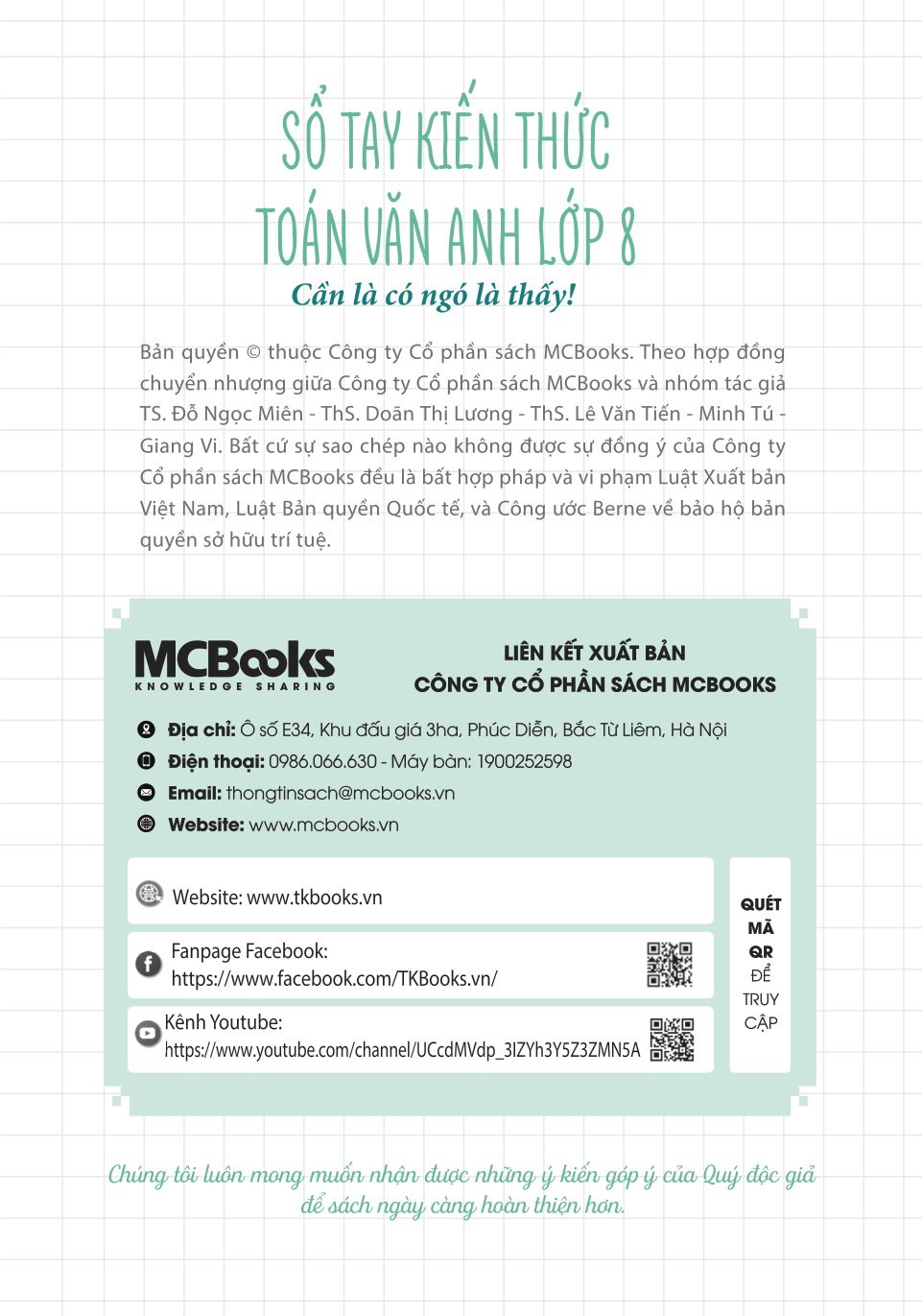 sổ tay kiến thức toán văn anh lớp 8 - Ảnh 3