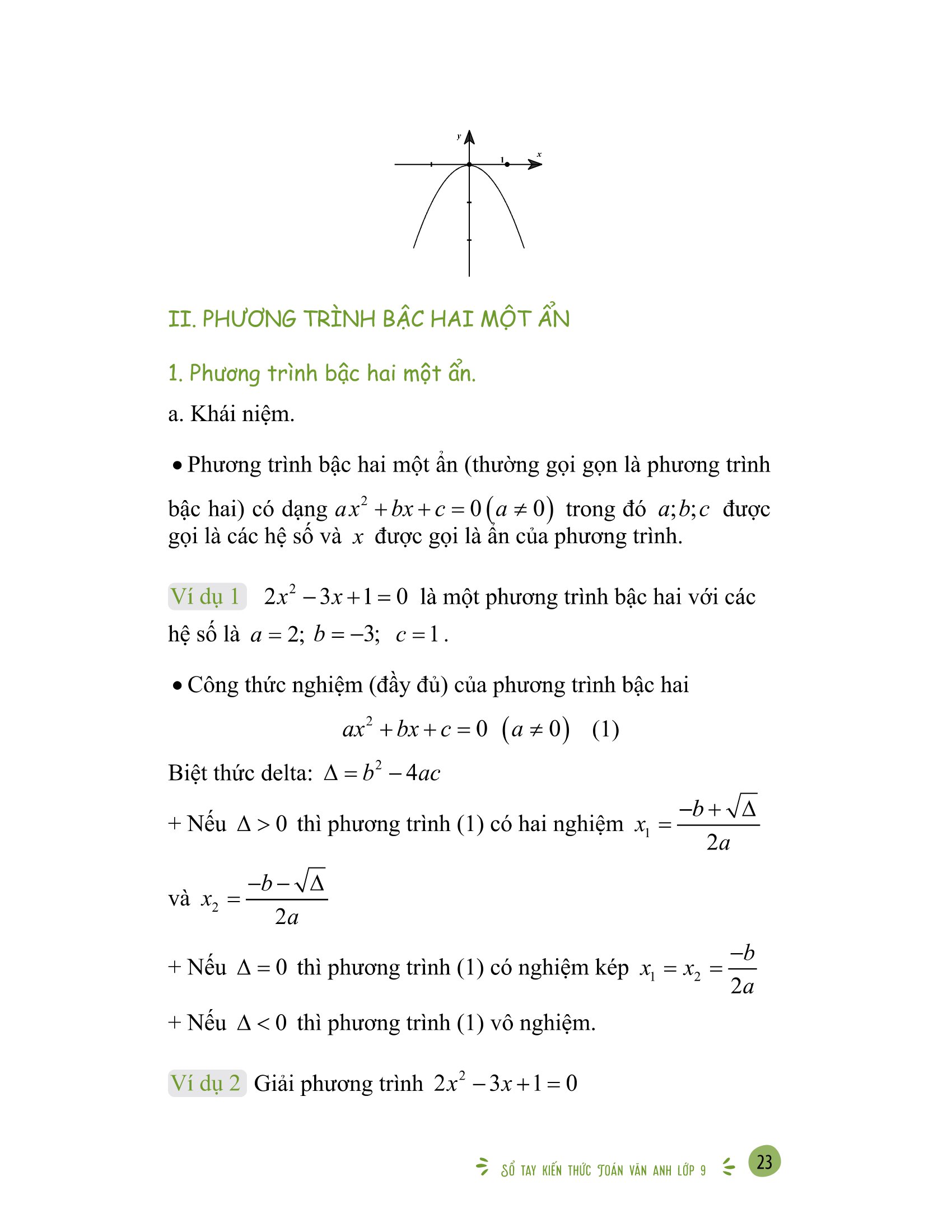 sổ tay kiến thức toán-văn-anh lớp 9 - Ảnh 12