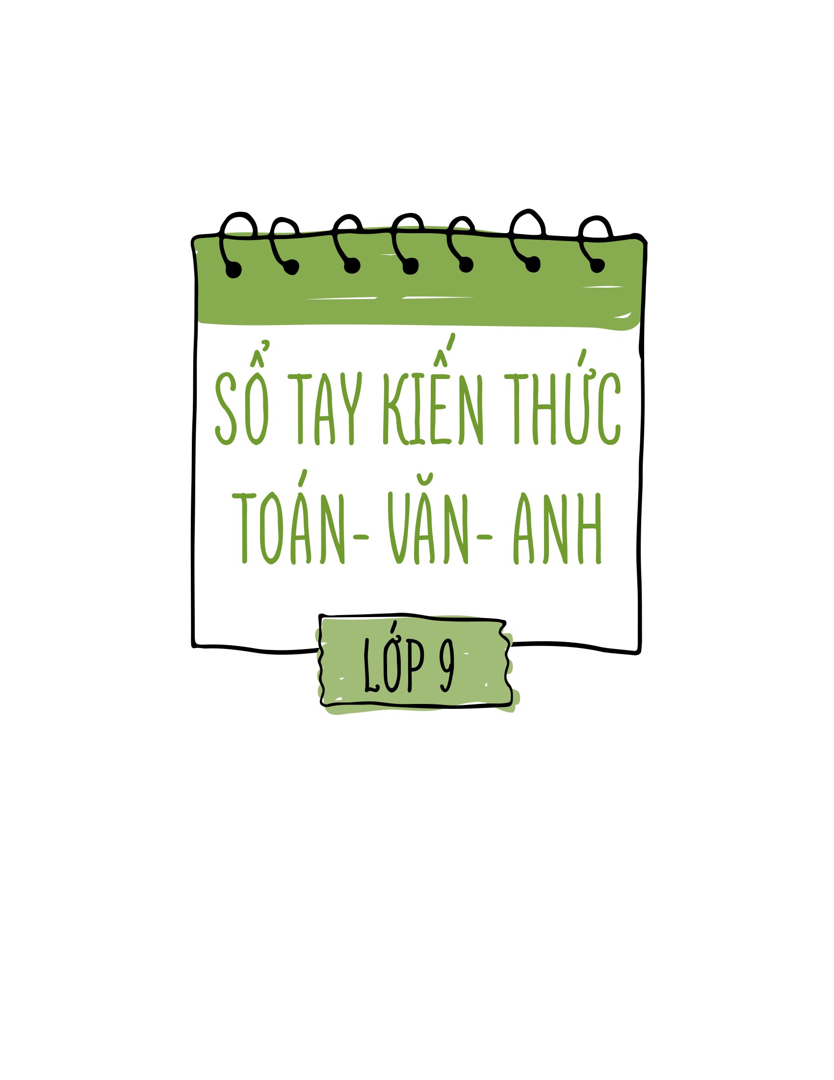 sổ tay kiến thức toán-văn-anh lớp 9 - Ảnh 2