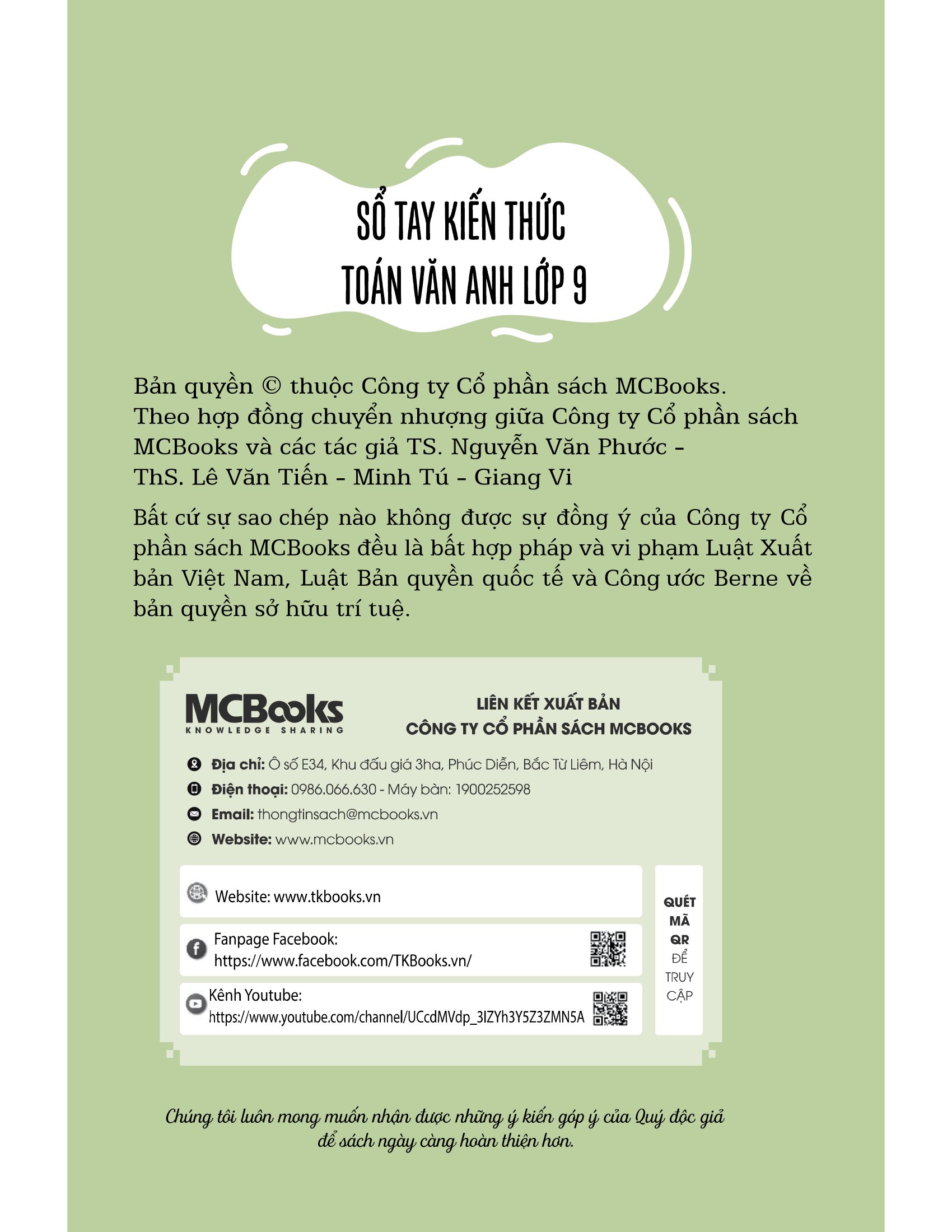 sổ tay kiến thức toán-văn-anh lớp 9 - Ảnh 3