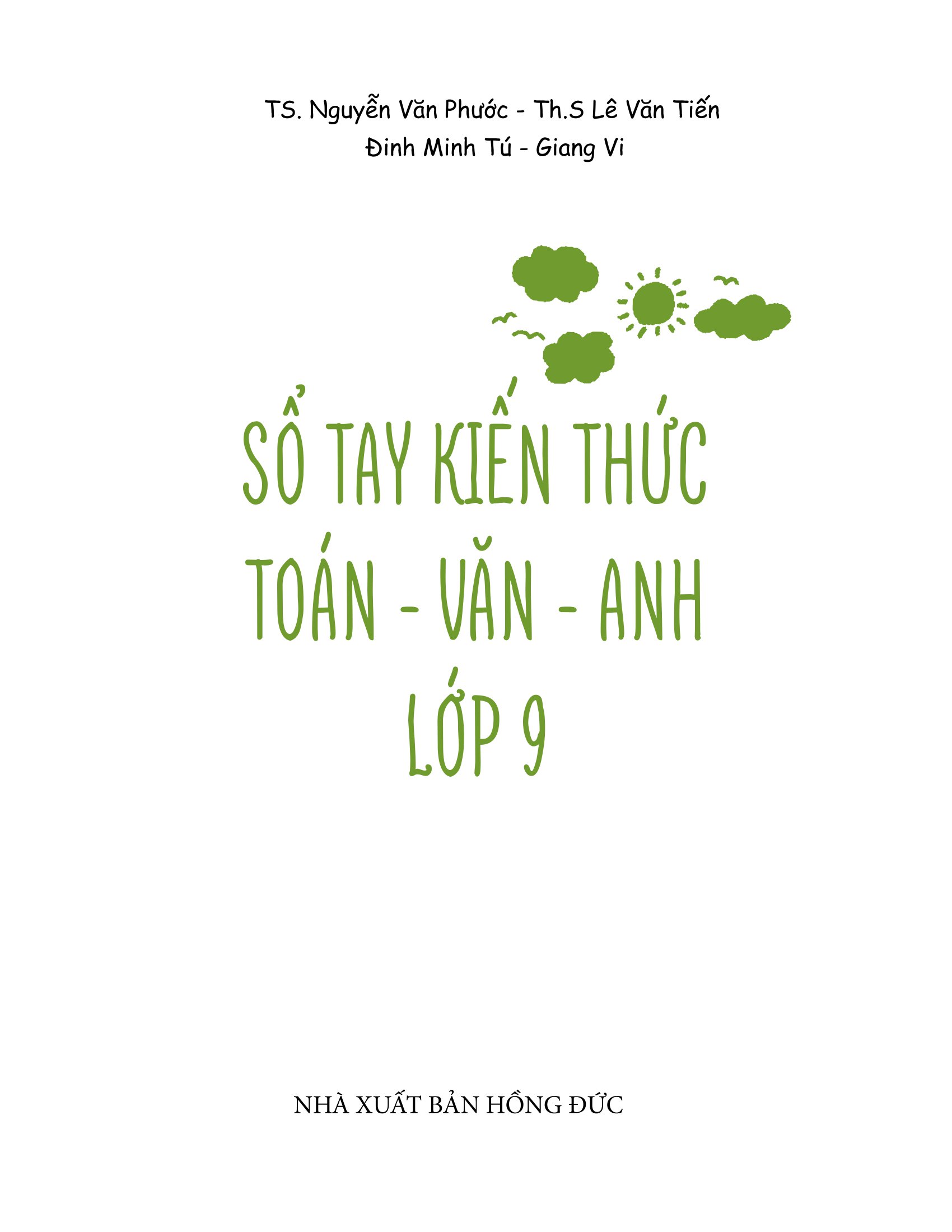 sổ tay kiến thức toán-văn-anh lớp 9 - Ảnh 4