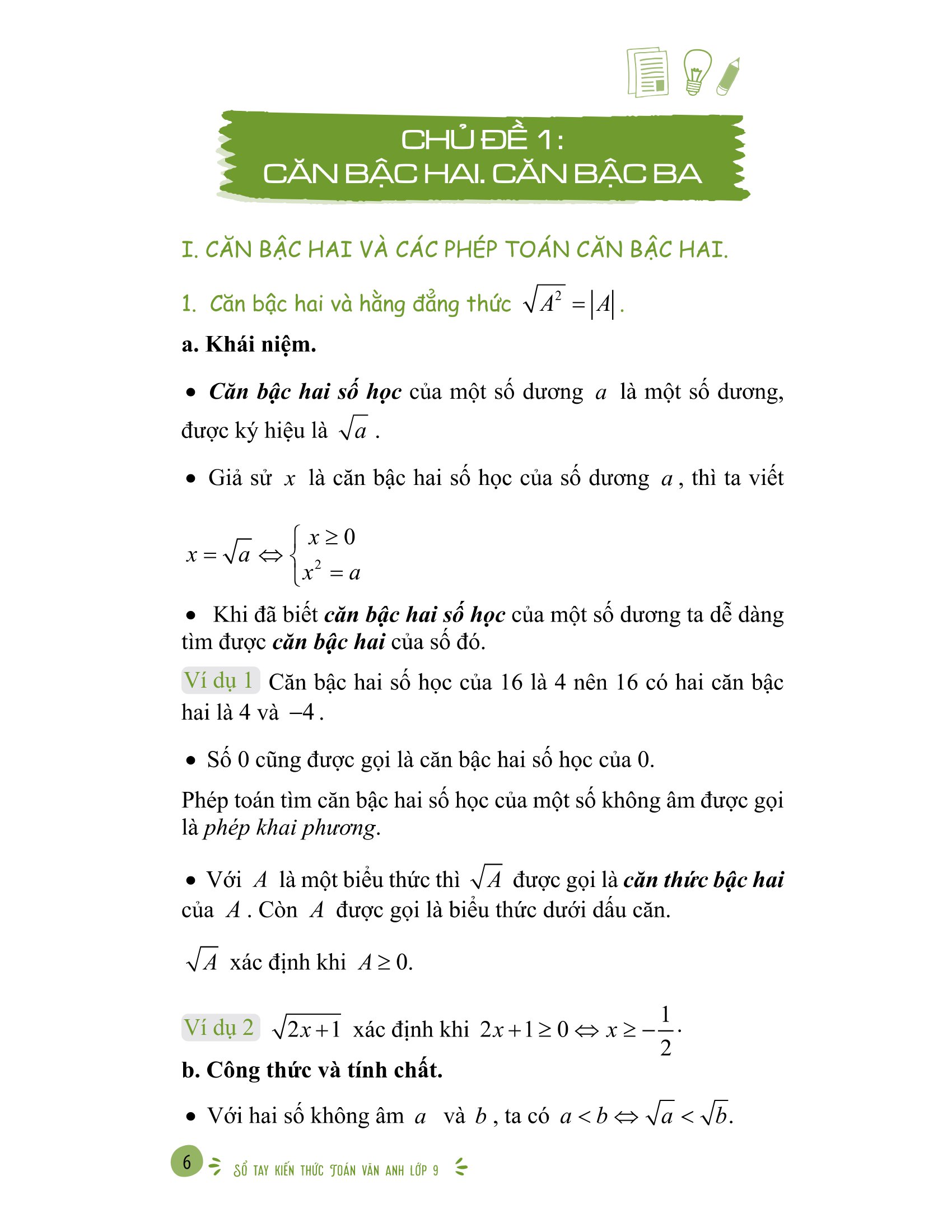 sổ tay kiến thức toán-văn-anh lớp 9 - Ảnh 7