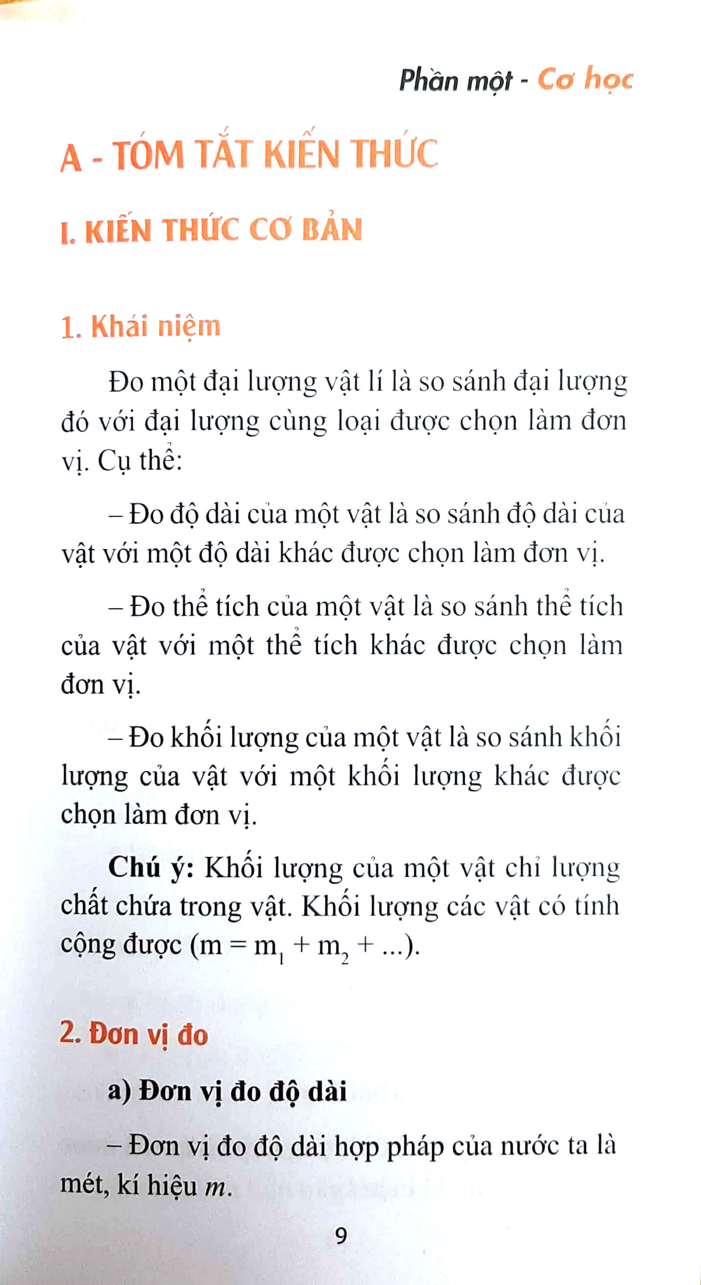sổ tay kiến thức vật lí trung học cơ sở - Ảnh 5