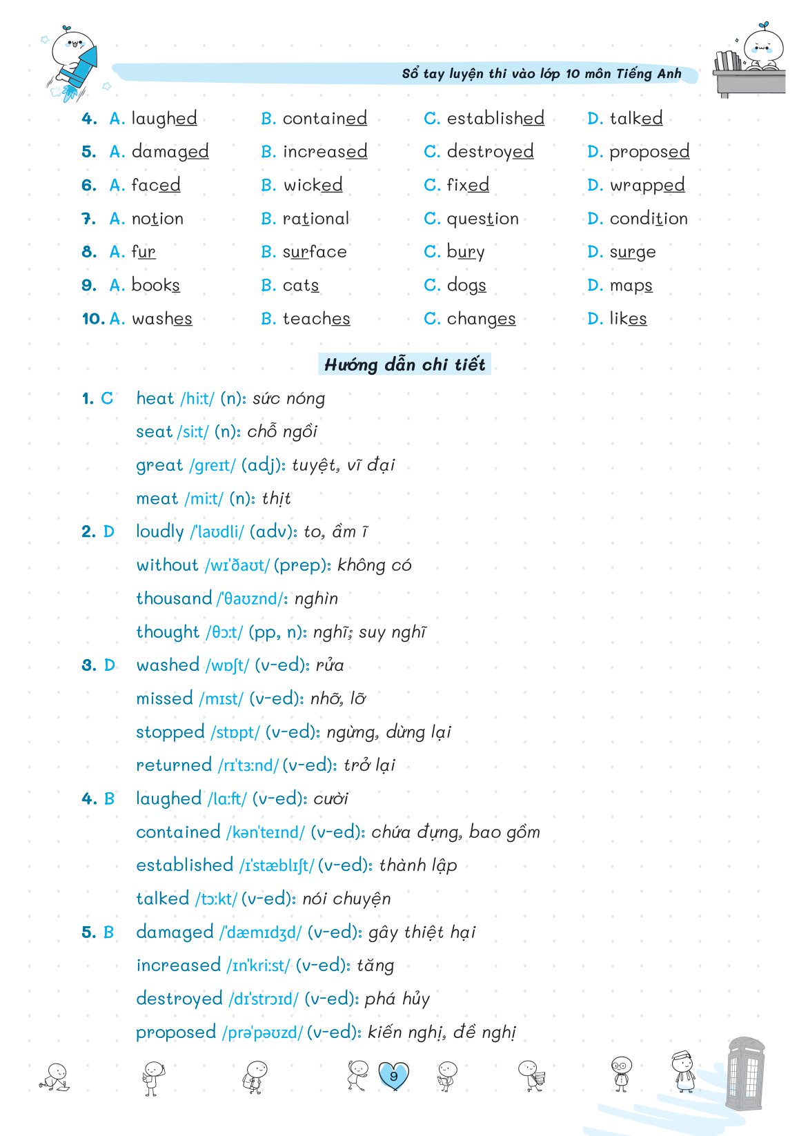 sổ tay luyện thi vào lớp 10 môn tiếng anh - Ảnh 10