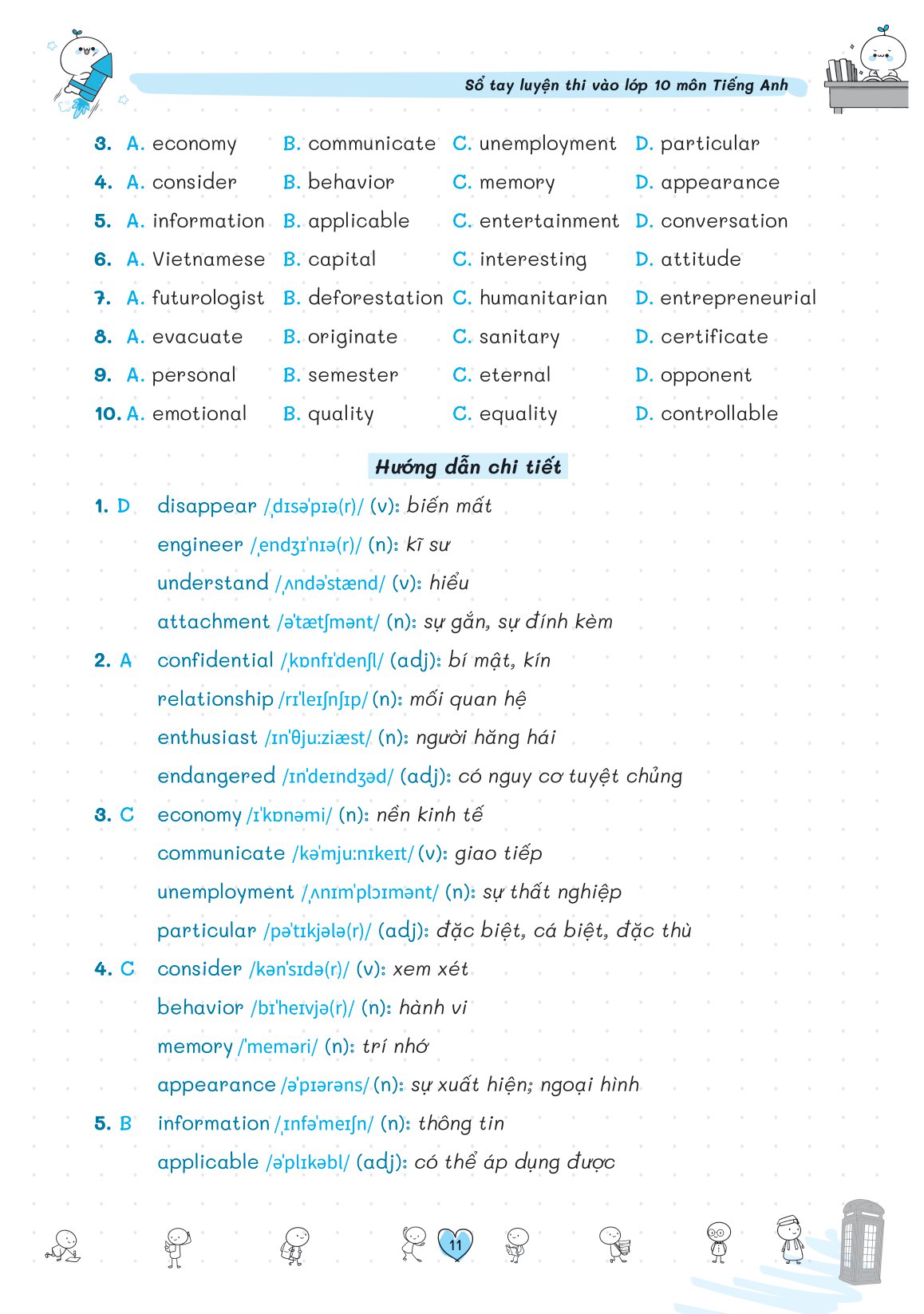 sổ tay luyện thi vào lớp 10 môn tiếng anh - Ảnh 12