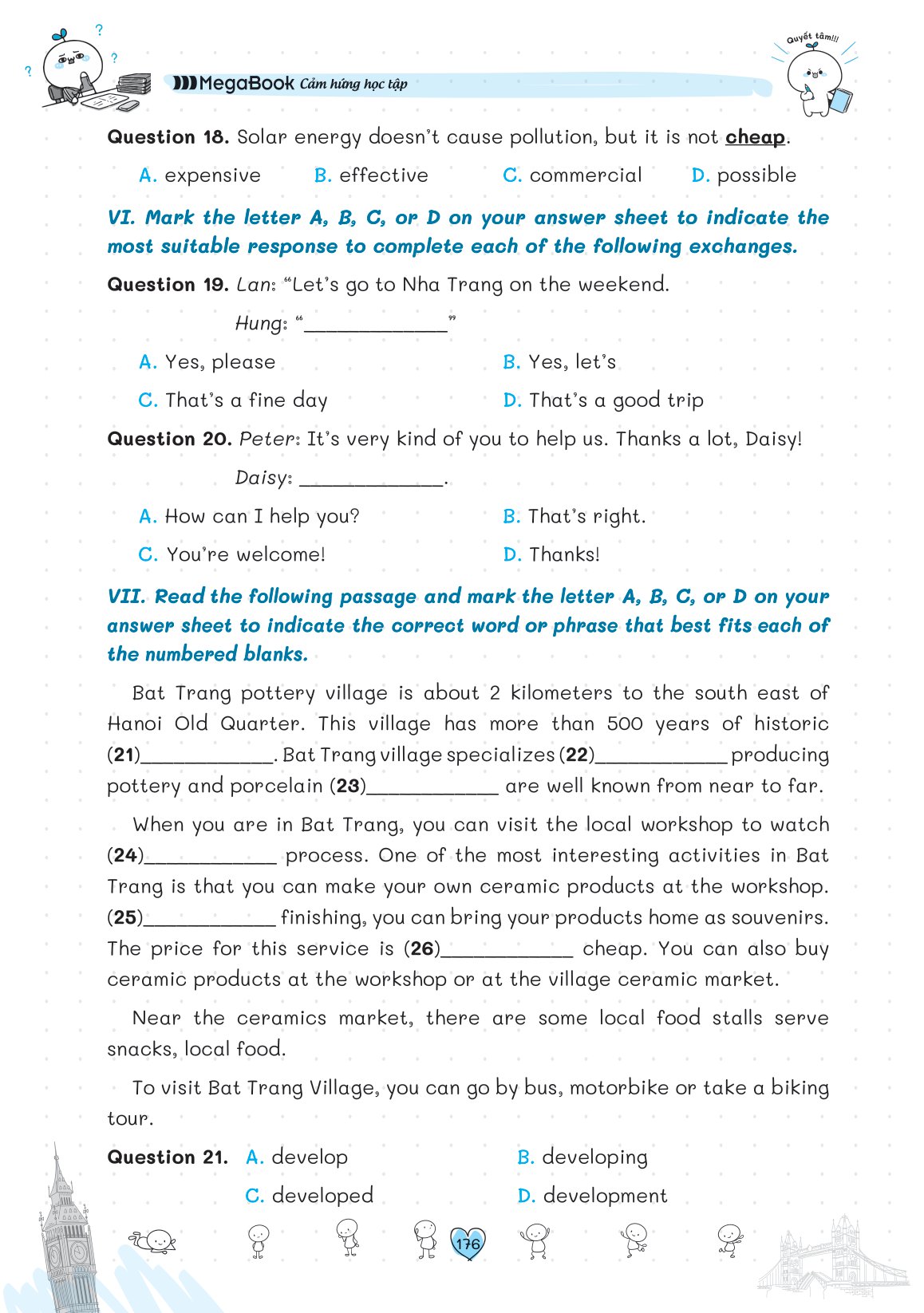 sổ tay luyện thi vào lớp 10 môn tiếng anh - Ảnh 17