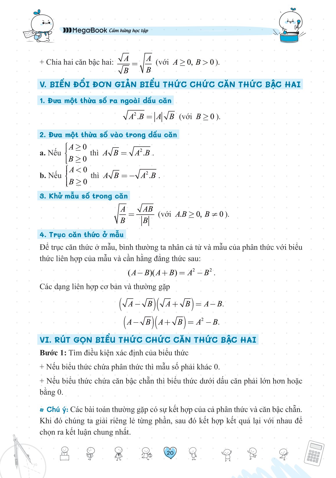 sổ tay luyện thi vào lớp 10 môn toán - Ảnh 12