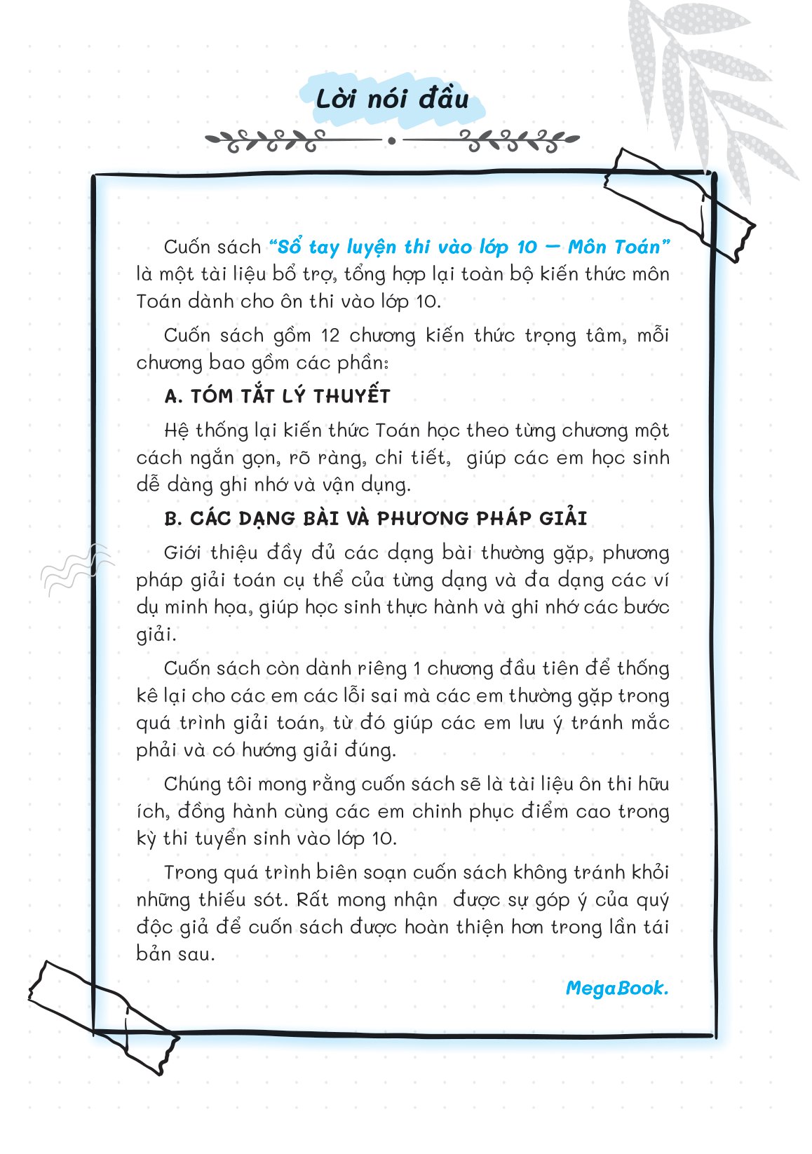 sổ tay luyện thi vào lớp 10 môn toán - Ảnh 4