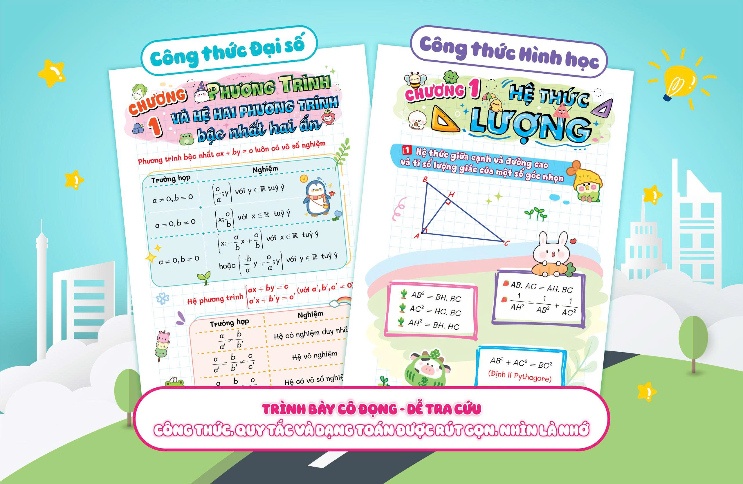 Sổ Tay Mini Công Thức Toán 9 - Ảnh 3