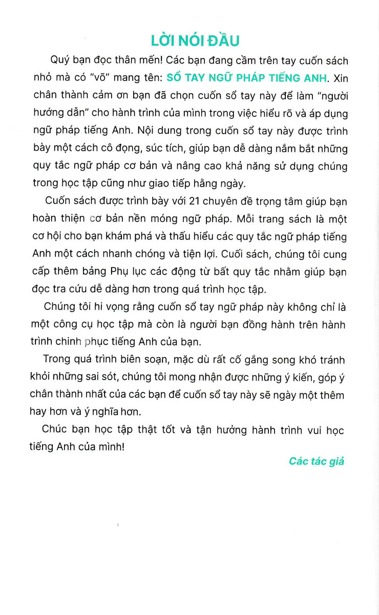 sổ tay ngữ pháp tiếng anh - Ảnh 3