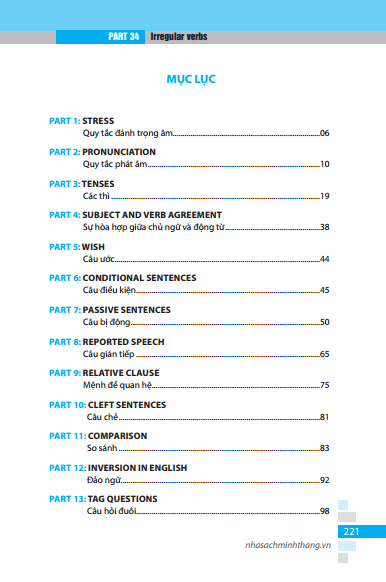 sổ tay ngữ pháp tiếng anh (tái bản 2023) - Ảnh 3