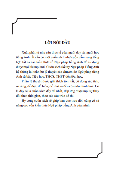 sổ tay ngữ pháp tiếng anh (tái bản 2023) - Ảnh 6