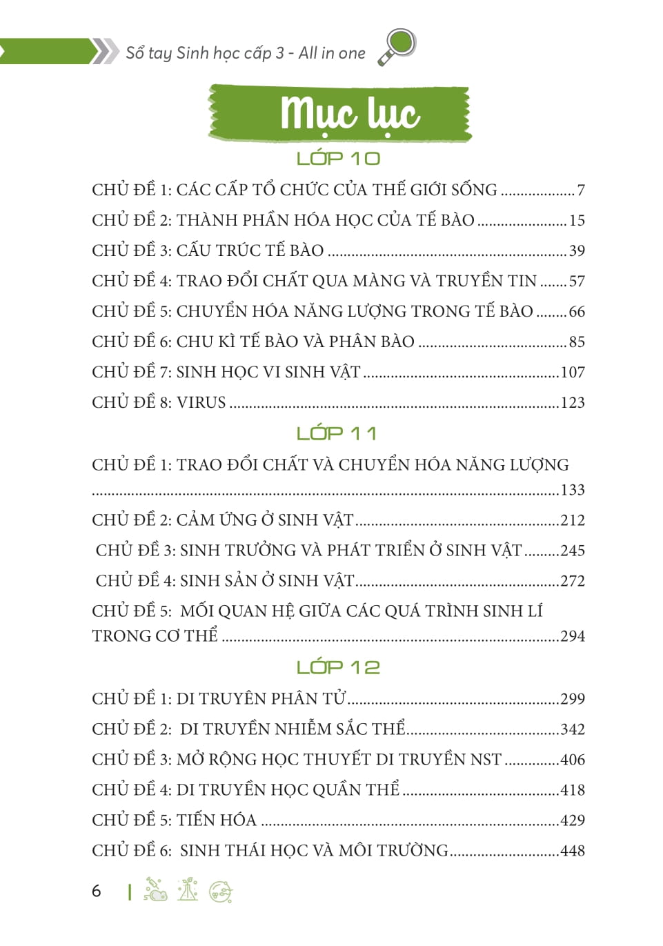 Sổ Tay Sinh Học Cấp 3 - All In One (Theo Chương Trình Giáo Dục Phổ Thông Mới) - Ảnh 4