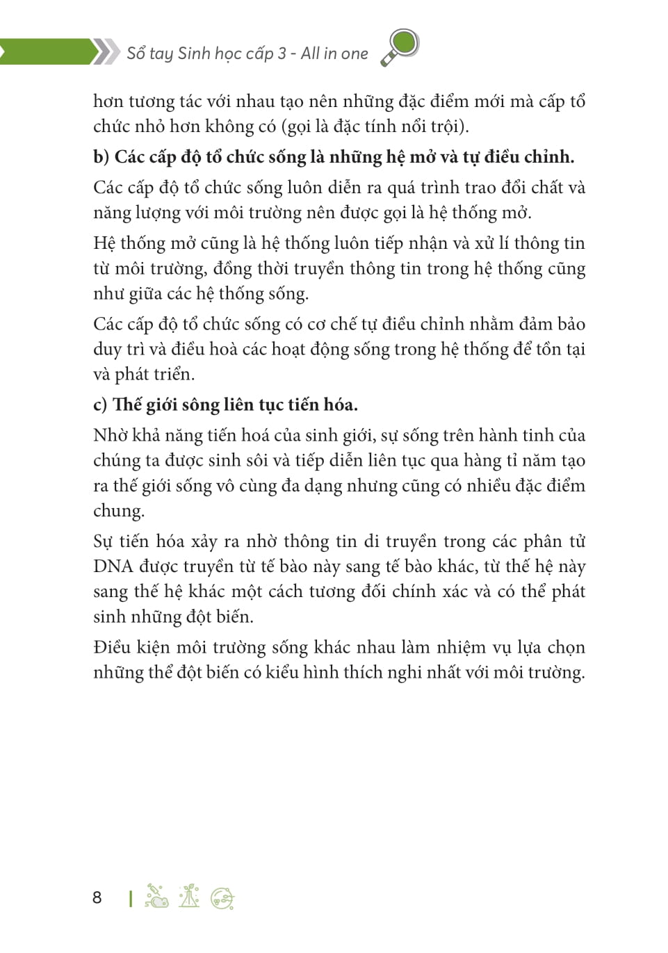 Sổ Tay Sinh Học Cấp 3 - All In One (Theo Chương Trình Giáo Dục Phổ Thông Mới) - Ảnh 6