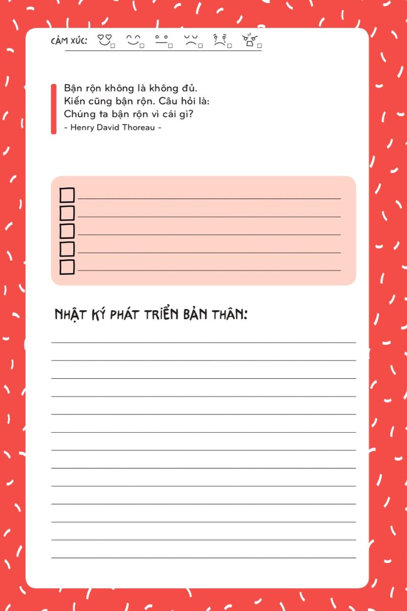 sổ tay thực hành 6x66 ngày thử thách (phiên bản đặc biệt giới hạn) - Ảnh 21