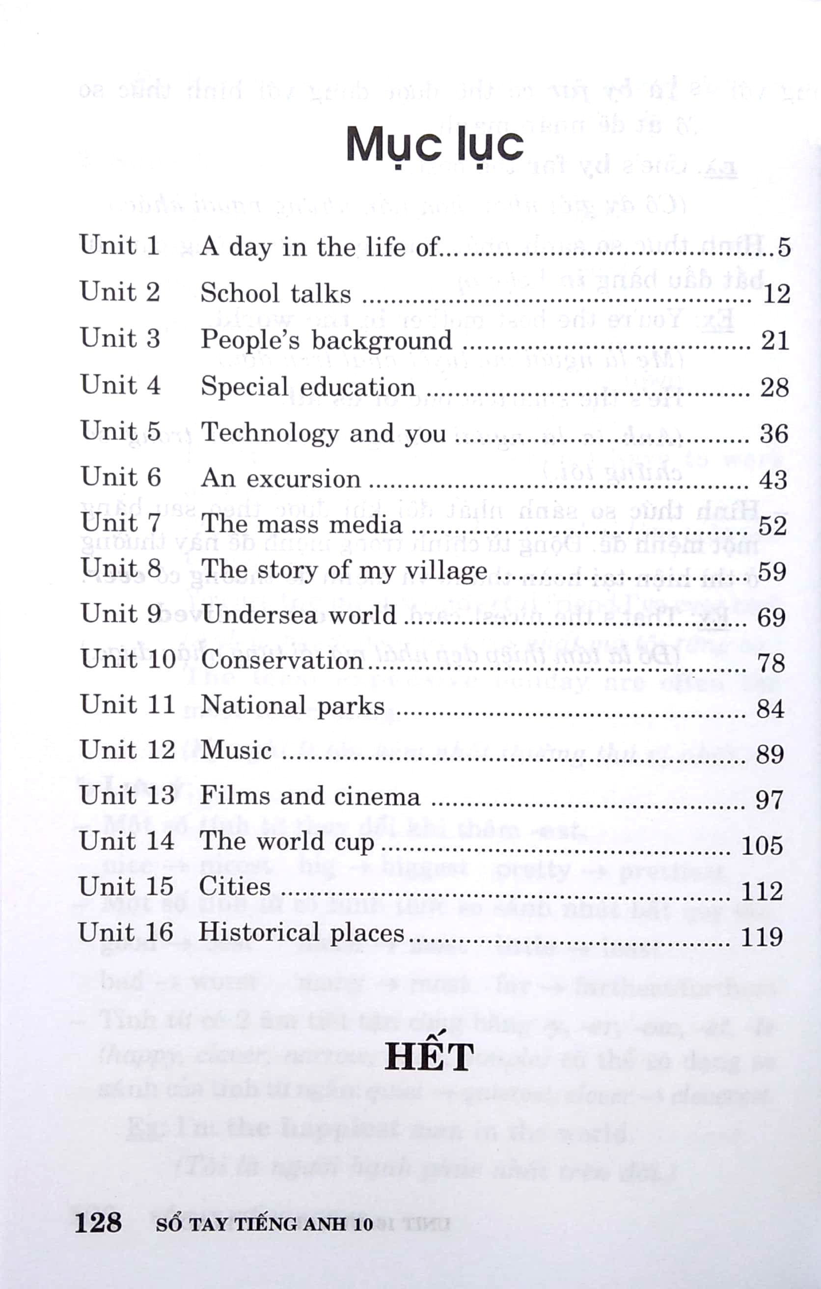 sổ tay tiếng anh 10 (tái bản 2022) - Ảnh 3