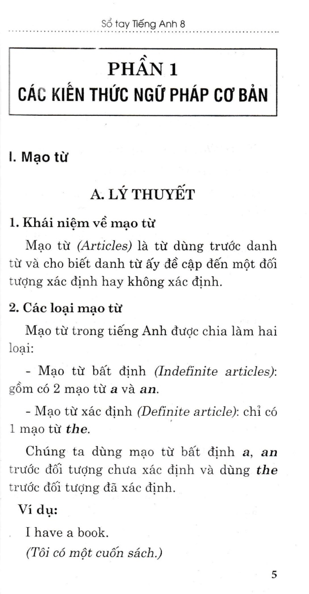 sổ tay tiếng anh 8 - Ảnh 4