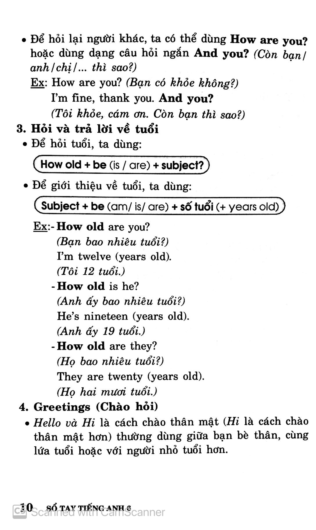 sổ tay tiếng anh - lớp 6 - Ảnh 9