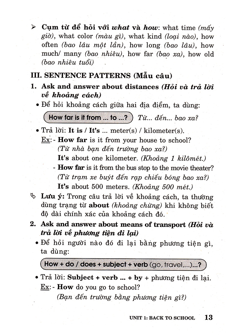 sổ tay tiếng anh - lớp 7 - Ảnh 11