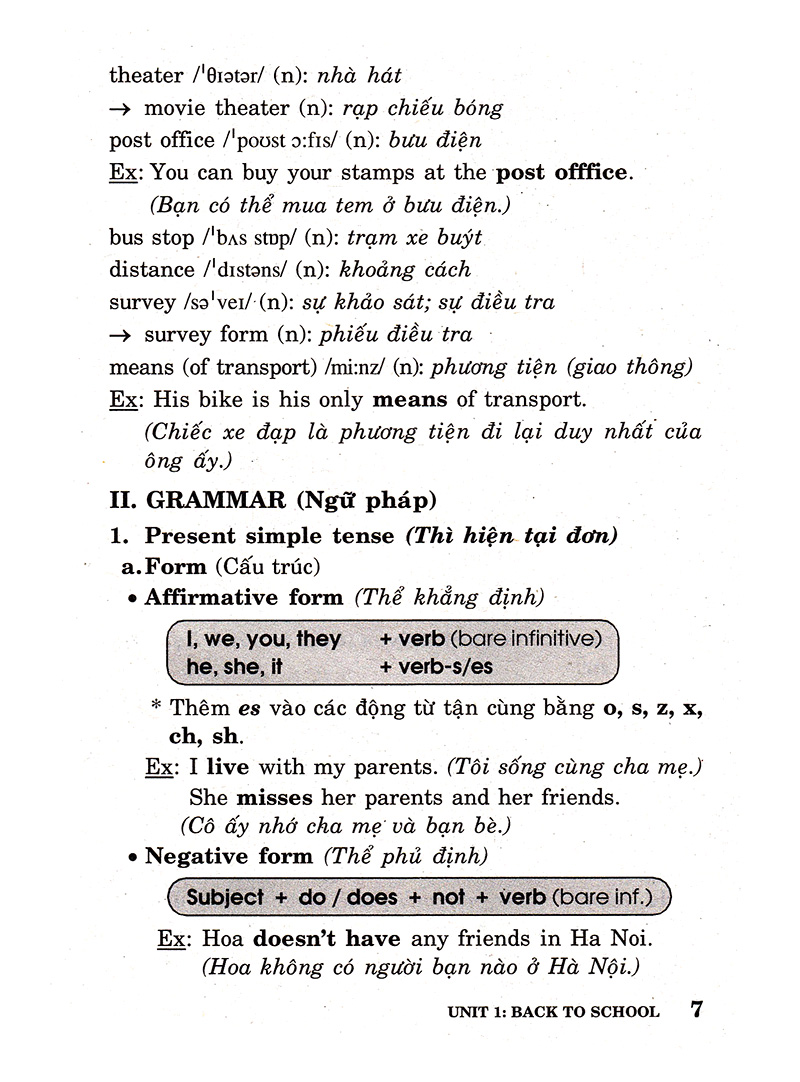 sổ tay tiếng anh - lớp 7 - Ảnh 5