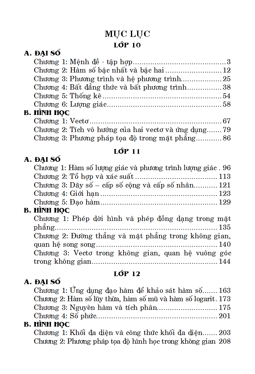 sổ tay toán cấp 3 - Ảnh 2