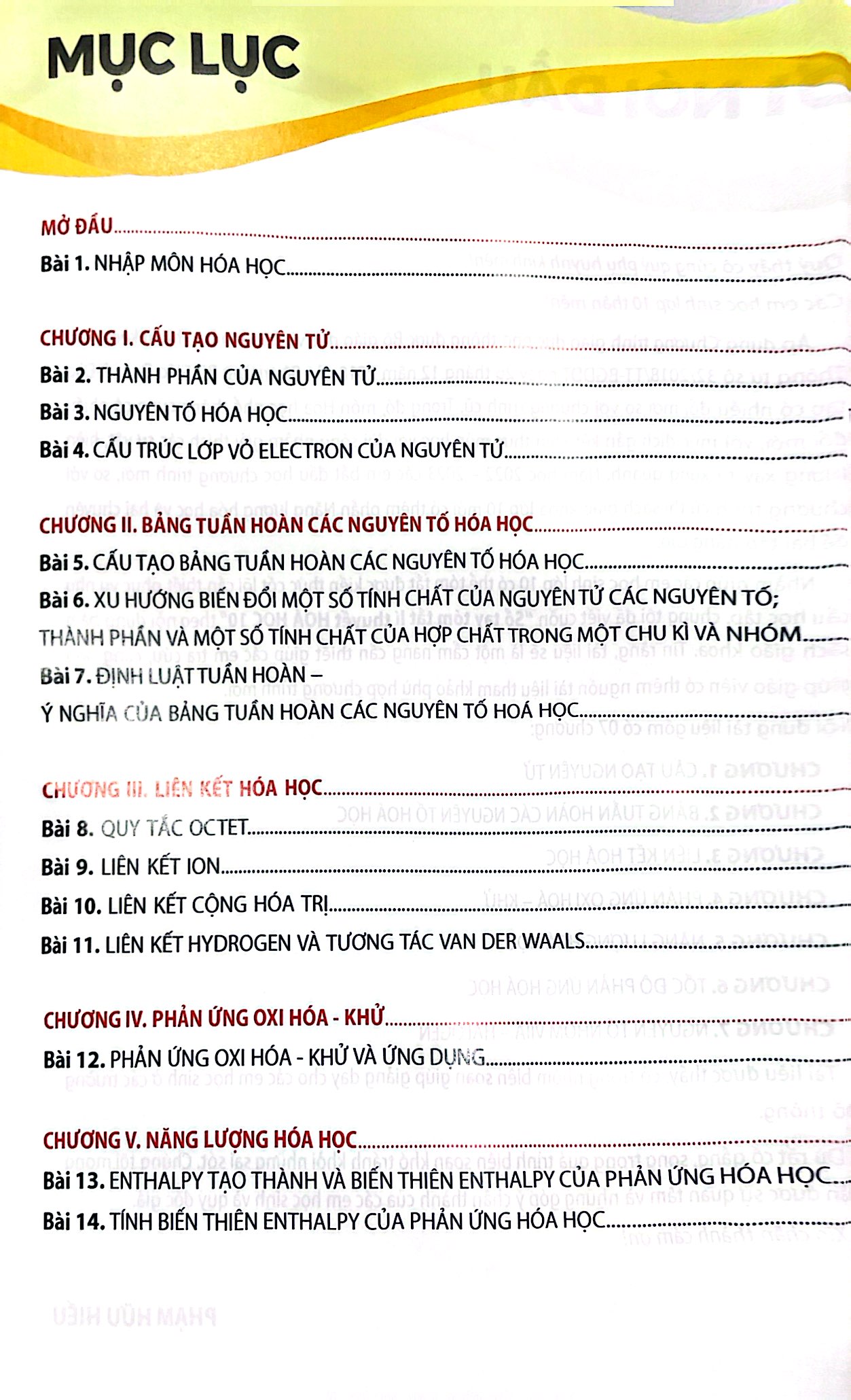 sổ tay tóm tắt lí thuyết hóa học 10 (theo chương trình gdpt mới) - Ảnh 3