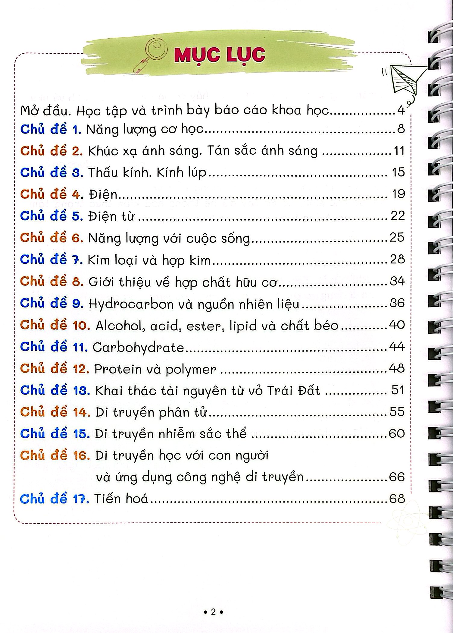 Sổ Tay Trọng Tâm Kiến Thức Khoa Học Tự Nhiên 9 - Ảnh 3