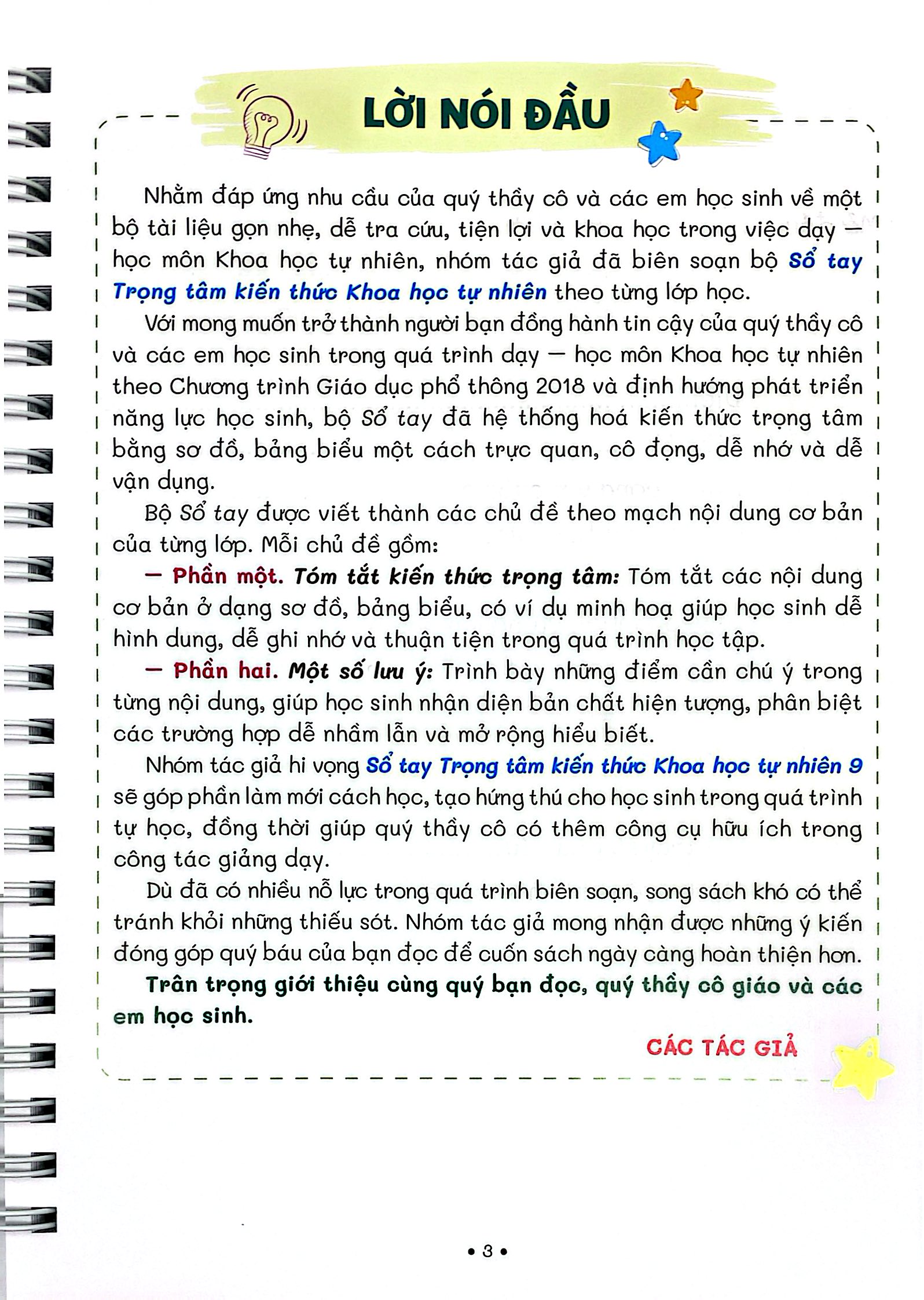 Sổ Tay Trọng Tâm Kiến Thức Khoa Học Tự Nhiên 9 - Ảnh 4