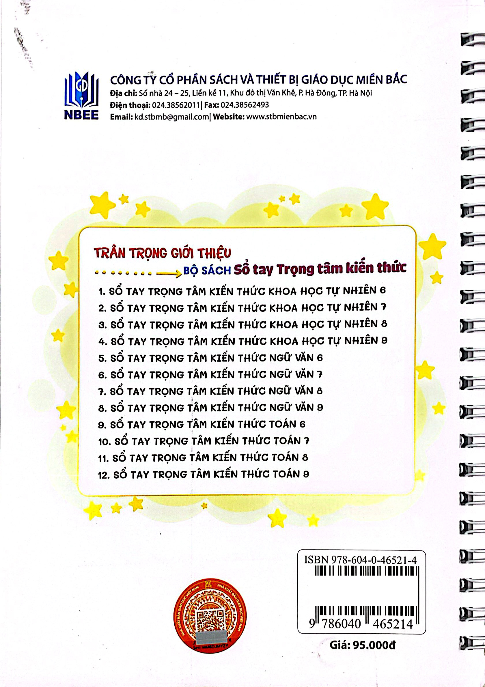 Sổ Tay Trọng Tâm Kiến Thức Khoa Học Tự Nhiên 9 - Ảnh 6