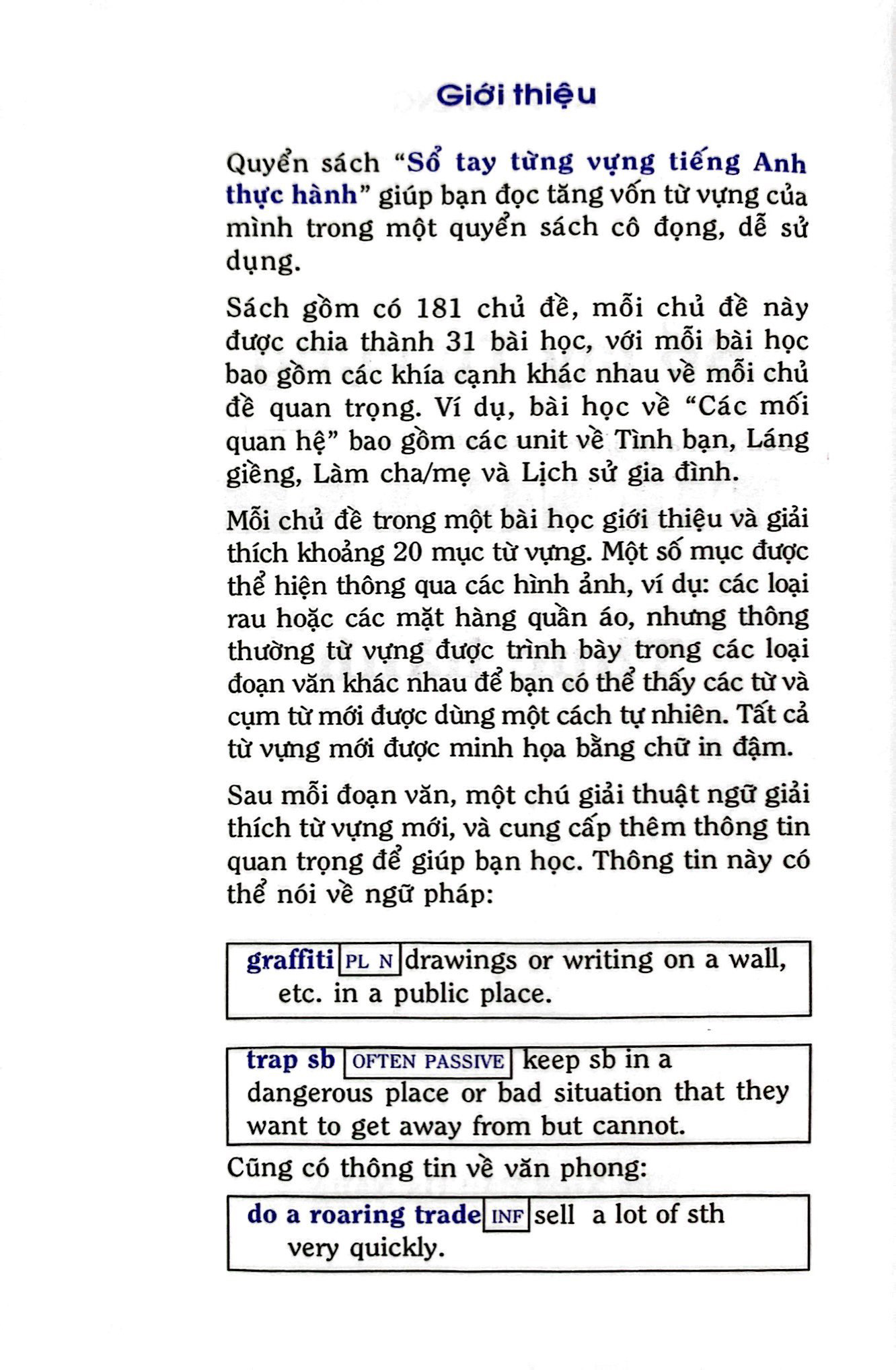 sổ tay từ vựng tiếng anh thực hành - Ảnh 3
